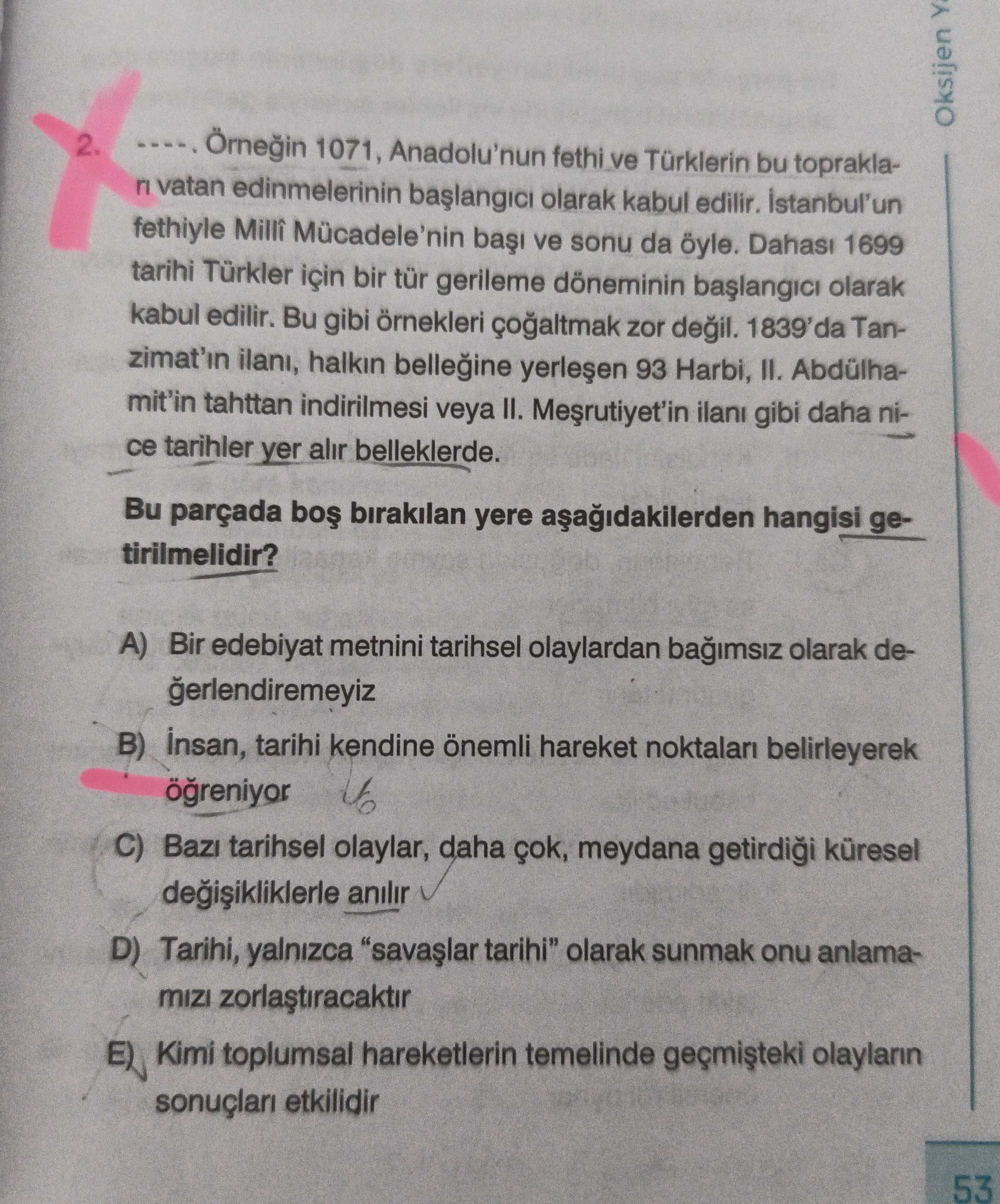 ----. Örneğin 1071, Anadolu'nun fethi ve Türklerin bu toprakları vatan edinmelerinin başlangıcı