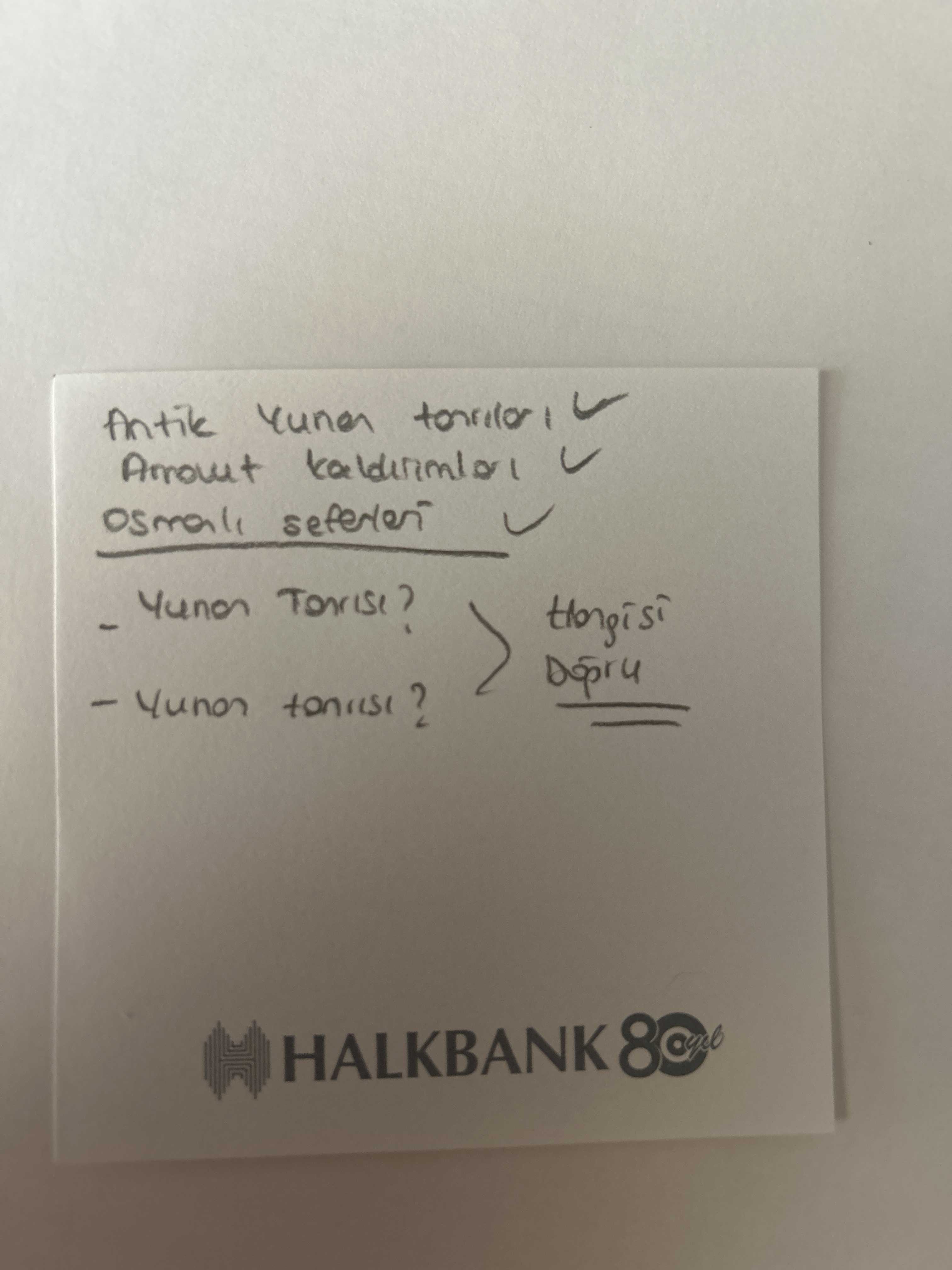 Antik Yunan tanrıları ✓ Arnavut kaldırımları ✓ Osmanlı seferleri ✓ - Yunon Tanrısı? ) Hangisi