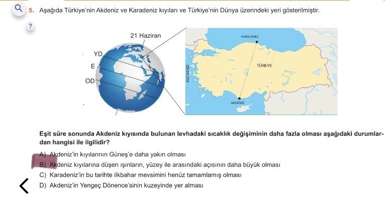 Aşağıda Türkiye'nin Akdeniz ve Karadeniz kıyıları ve Türkiye'nin Dünya üzerindeki yeri