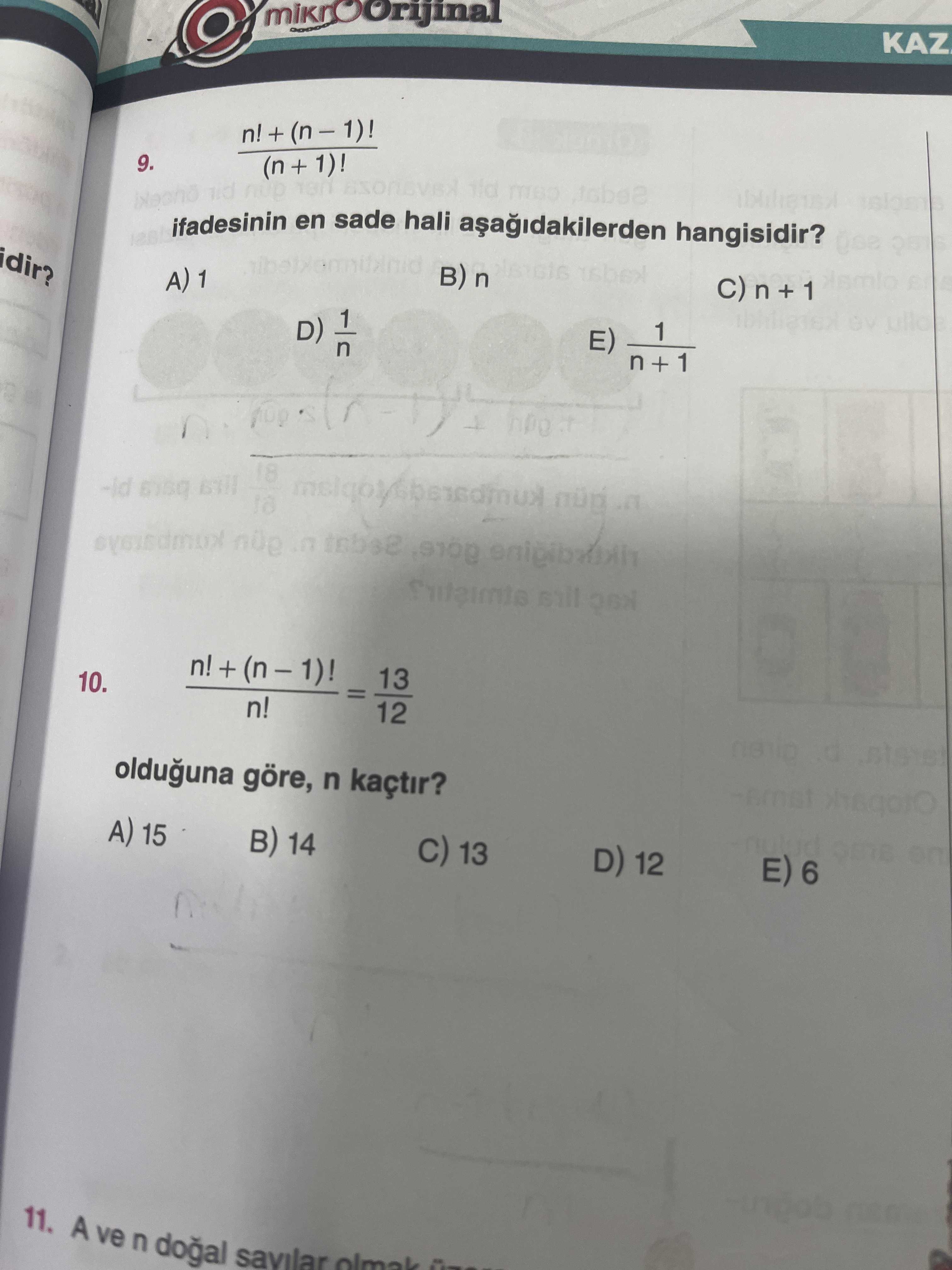 Matematik (12. Sınıf)