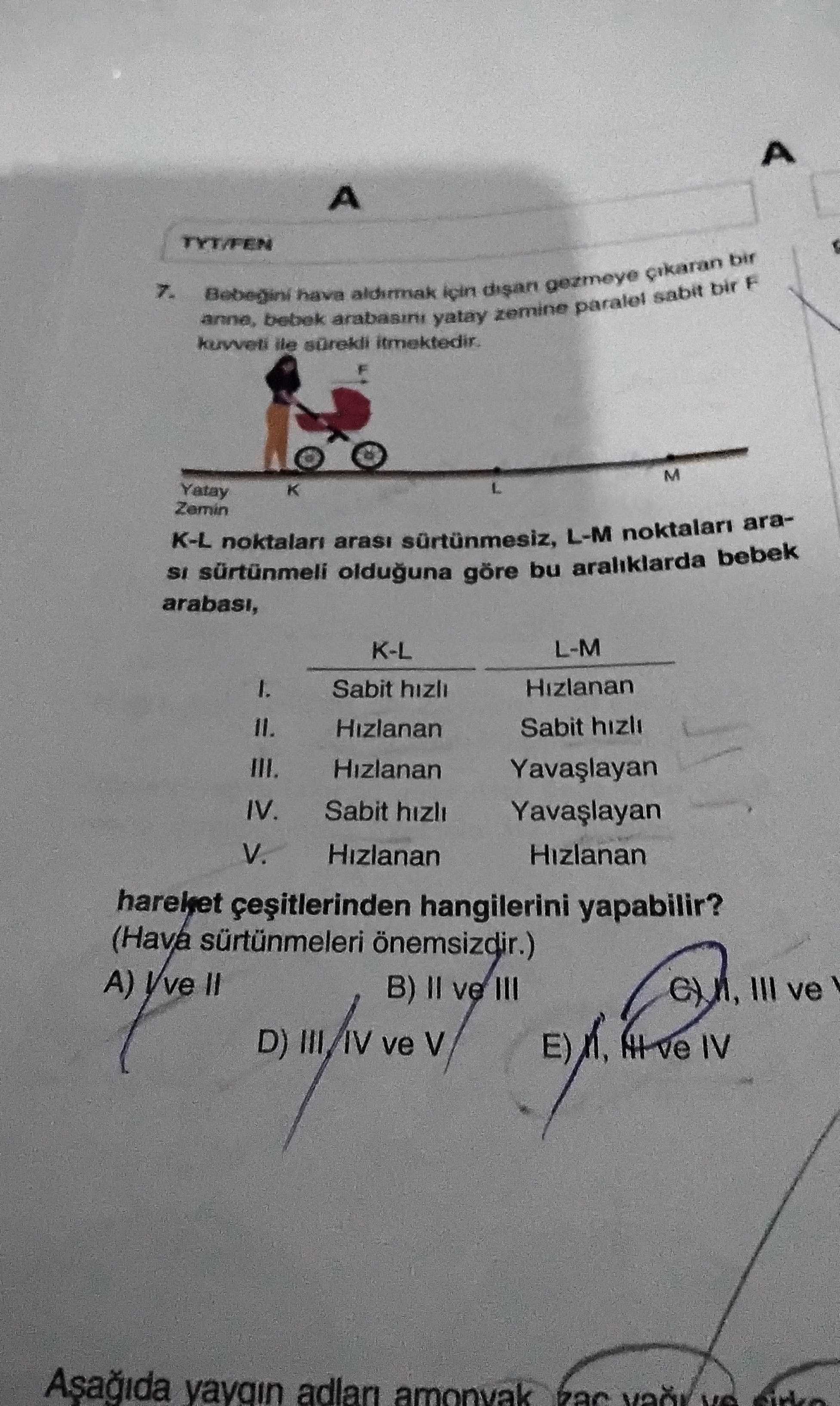 Bebeğini hava aldırmak için dışarı gezmeye çıkaran bir anne, bebek arabasını yatay zemine paralel