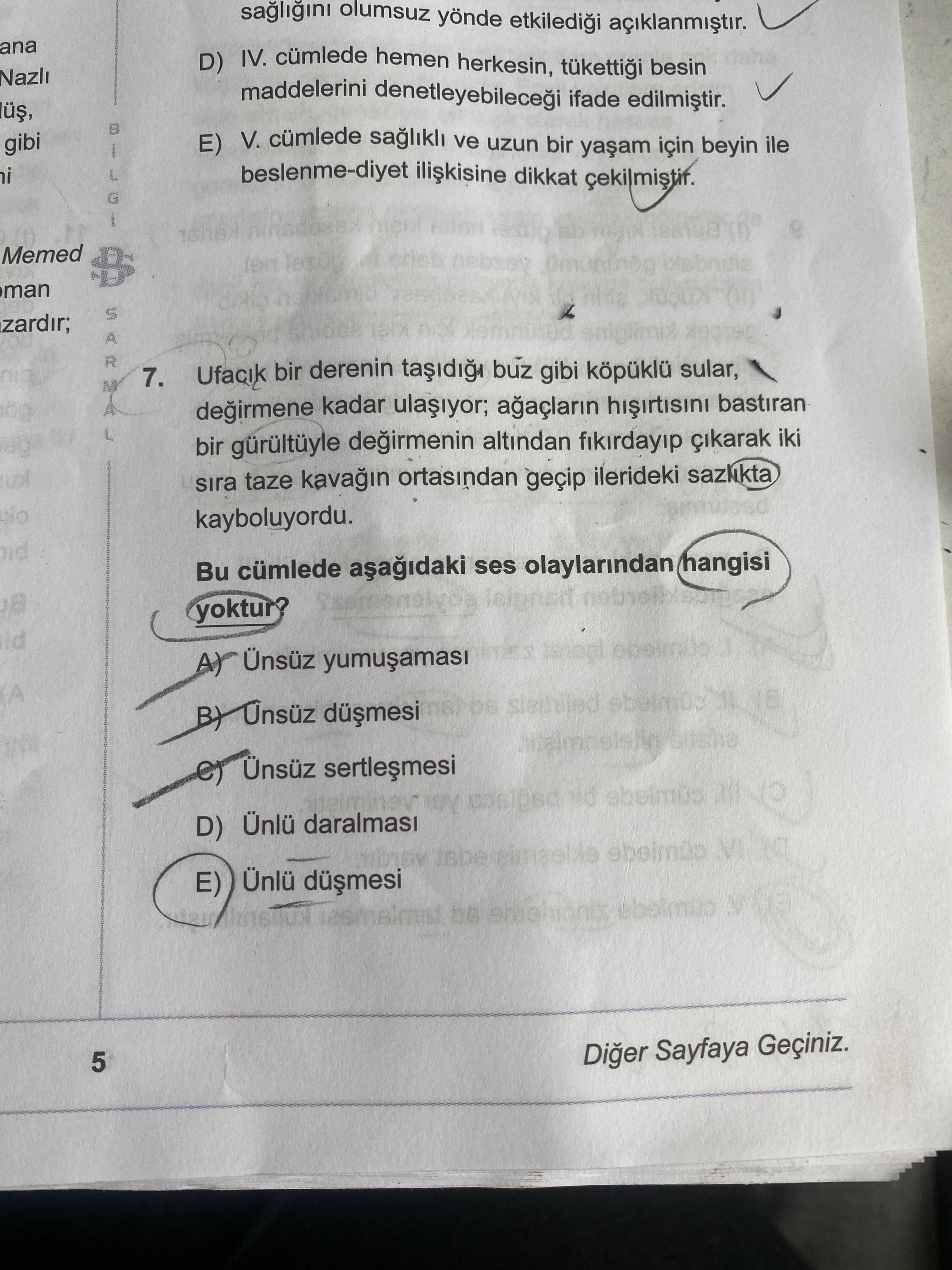Ufacık bir derenin taşıdığı buz gibi köpüklü sular, değirmene kadar ulaşıyor; ağaçların hışırtısını