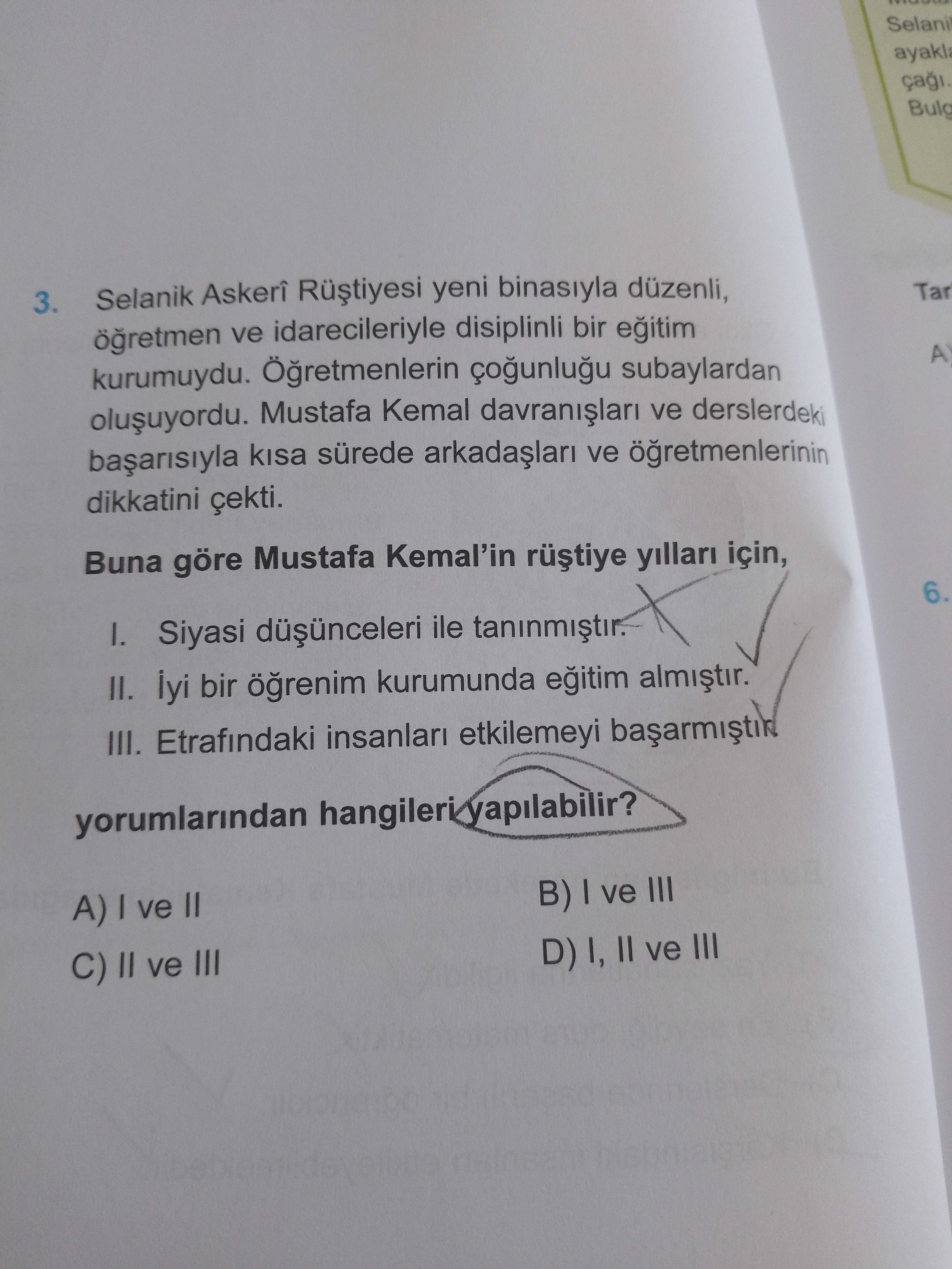 Selanik Askerî Rüştiyesi yeni binasıyla düzenli, öğretmen ve idarecileriyle disiplinli bir eğitim