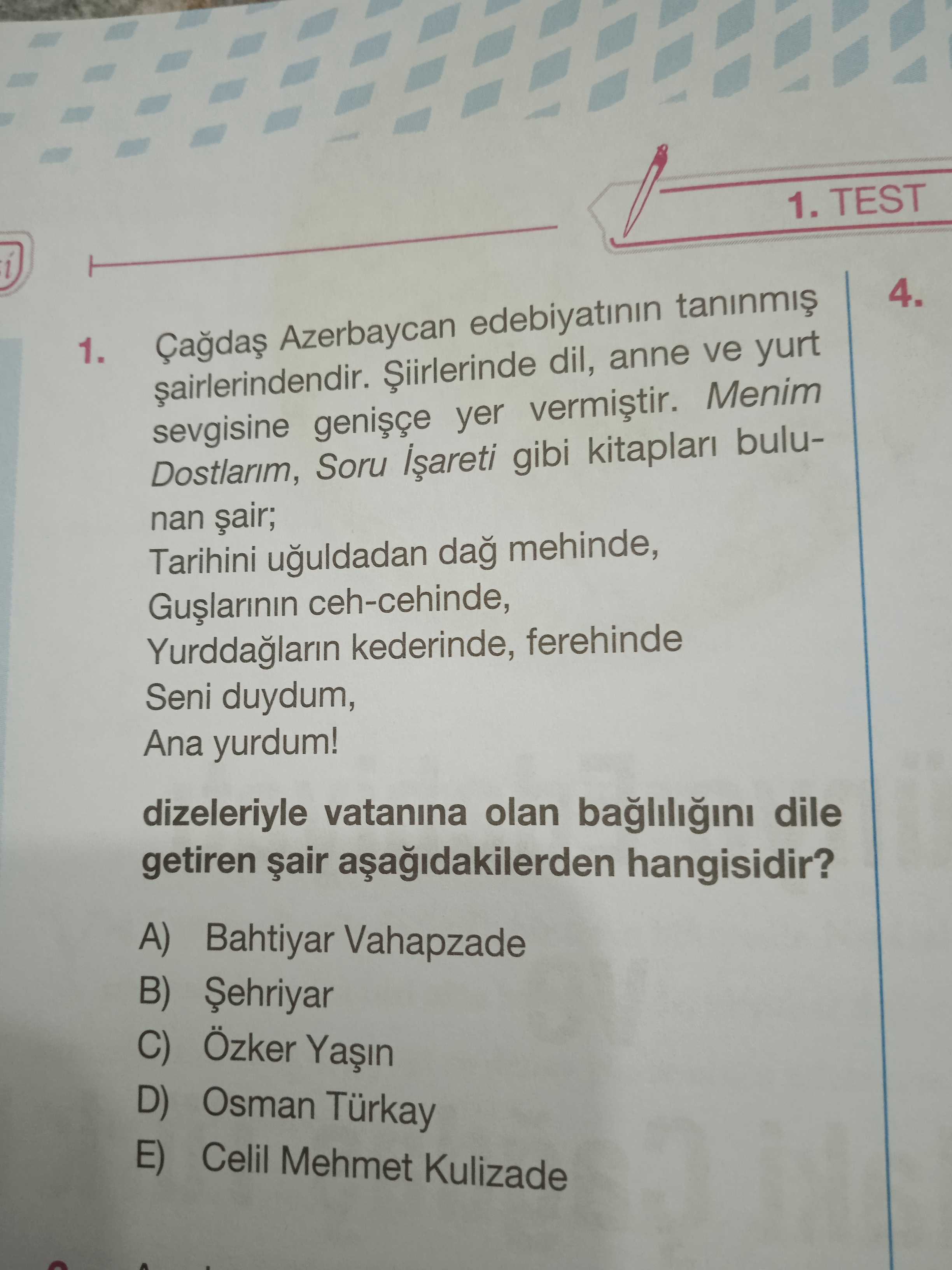 Çağdaş Azerbaycan edebiyatının tanınmış şairlerindendir. Şiirlerinde dil, anne ve yurt sevgisine