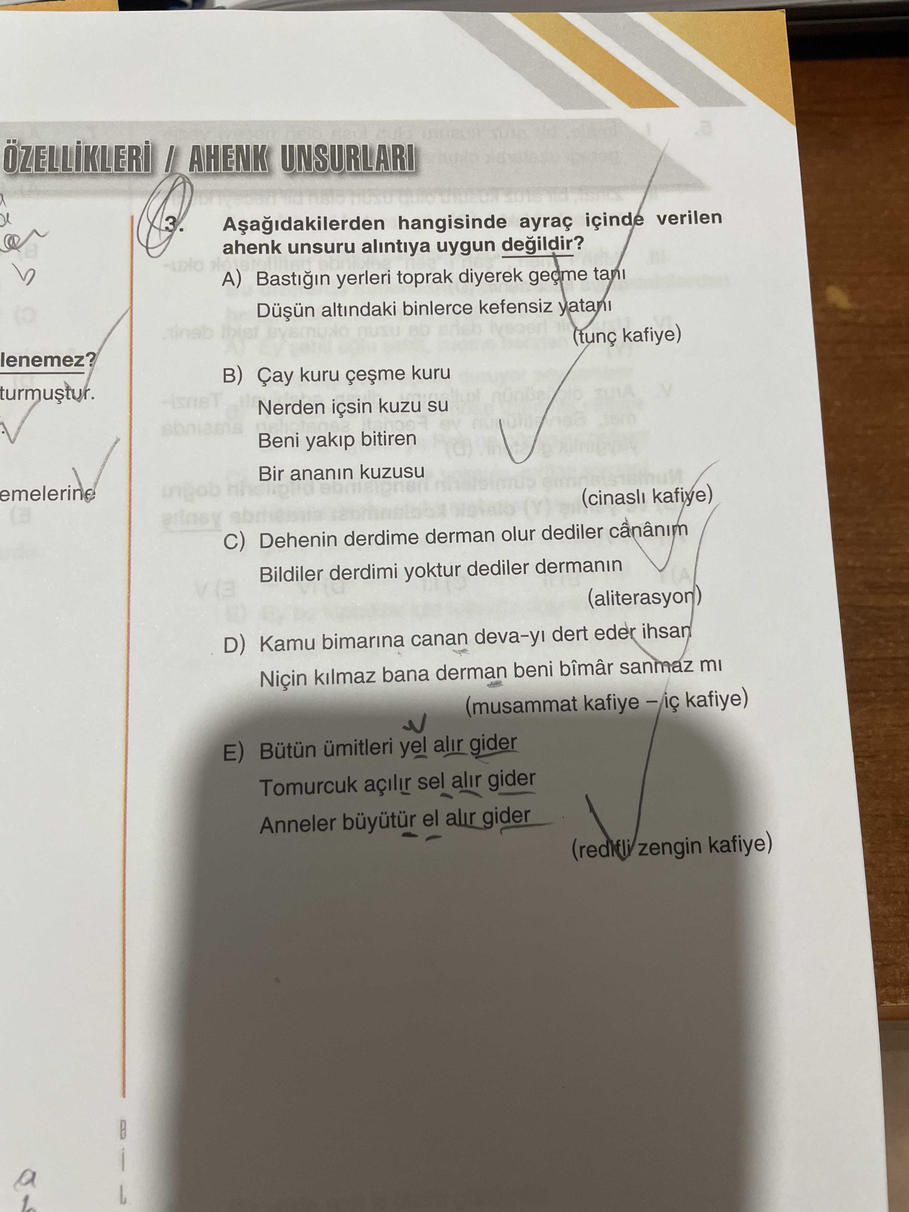 Türk Dili ve Edebiyatı  (11. Sınıf)