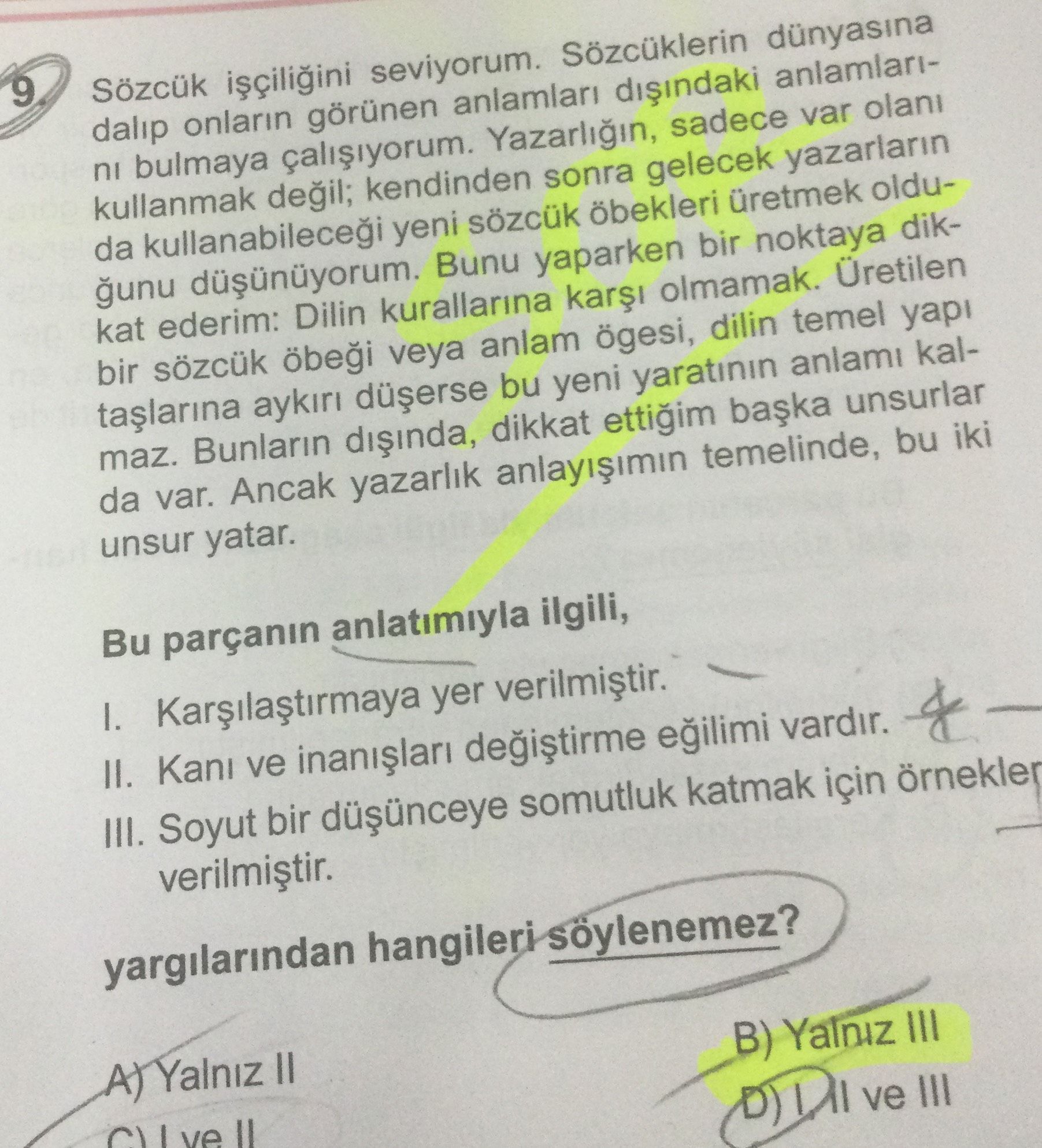 Sözcük işçiliğini seviyorum. Sözcüklerin dünyasına dalıp onların görünen anlamları dışındaki