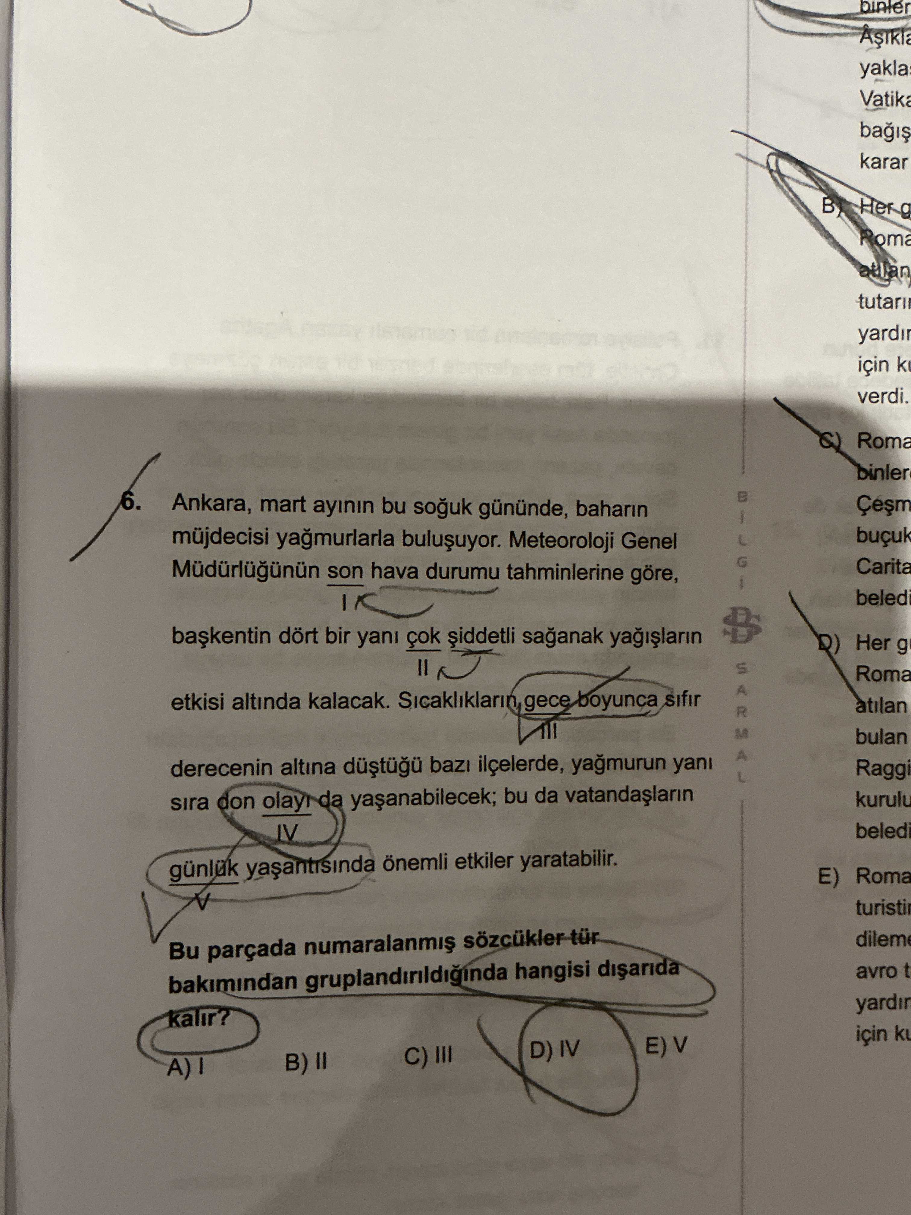 Ankara, mart ayının bu soğuk gününde, baharın müjdecisi yağmurlarla buluşuyor. Meteoroloji Genel