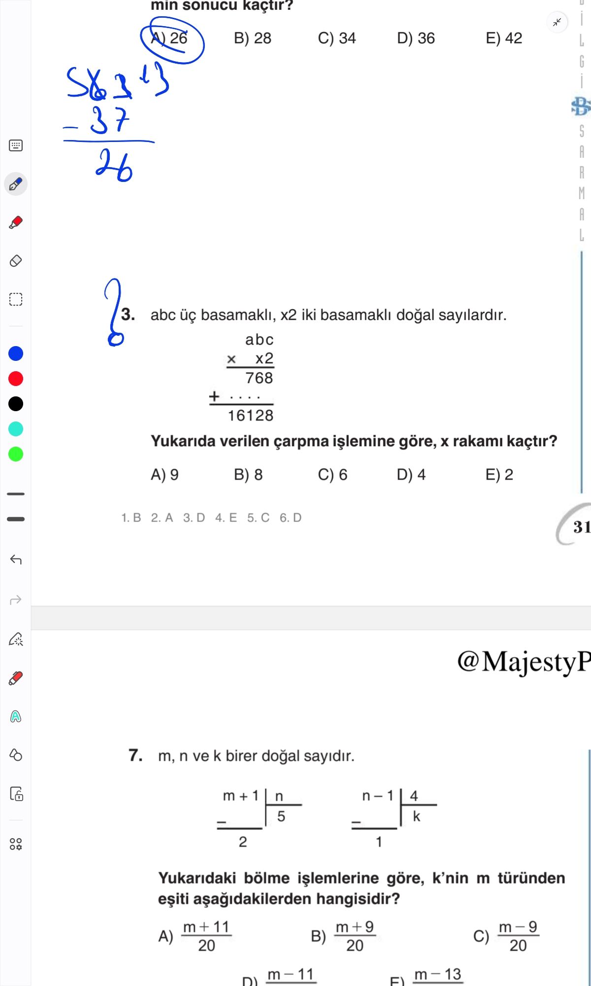 Matematik (Mezun)