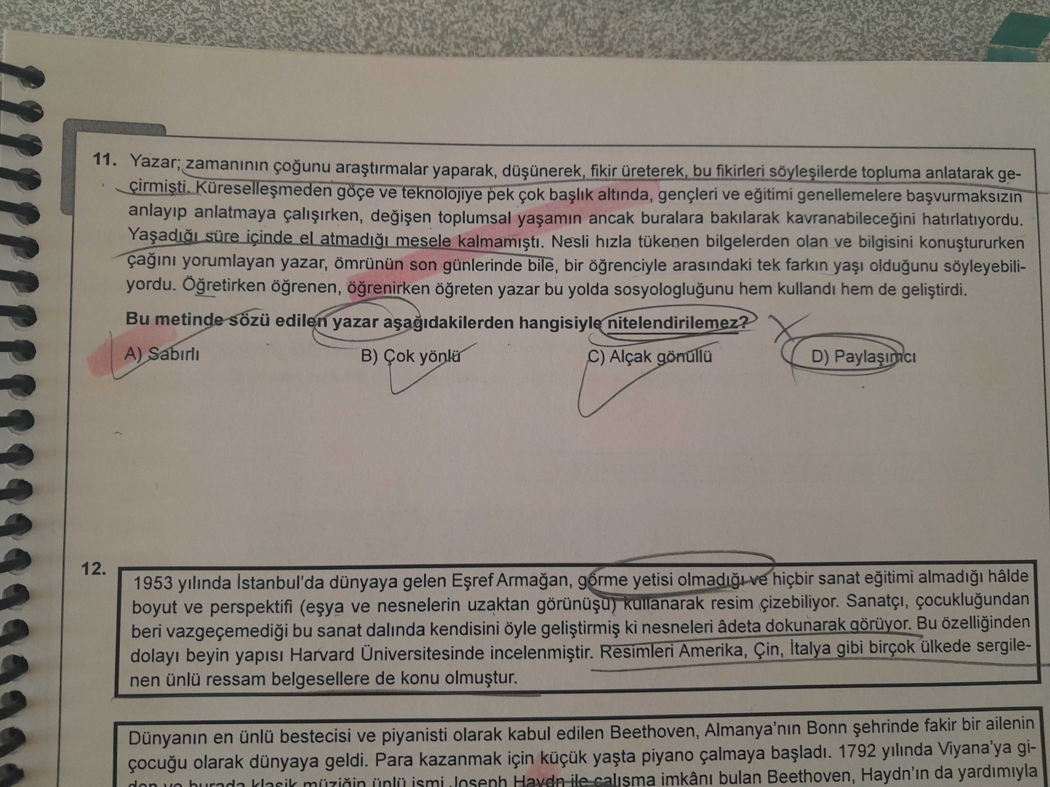 Yazar; zamanının çoğunu araştırmalar yaparak, düşünerek, fikir üreterek, bu fikirleri söyleşilerde