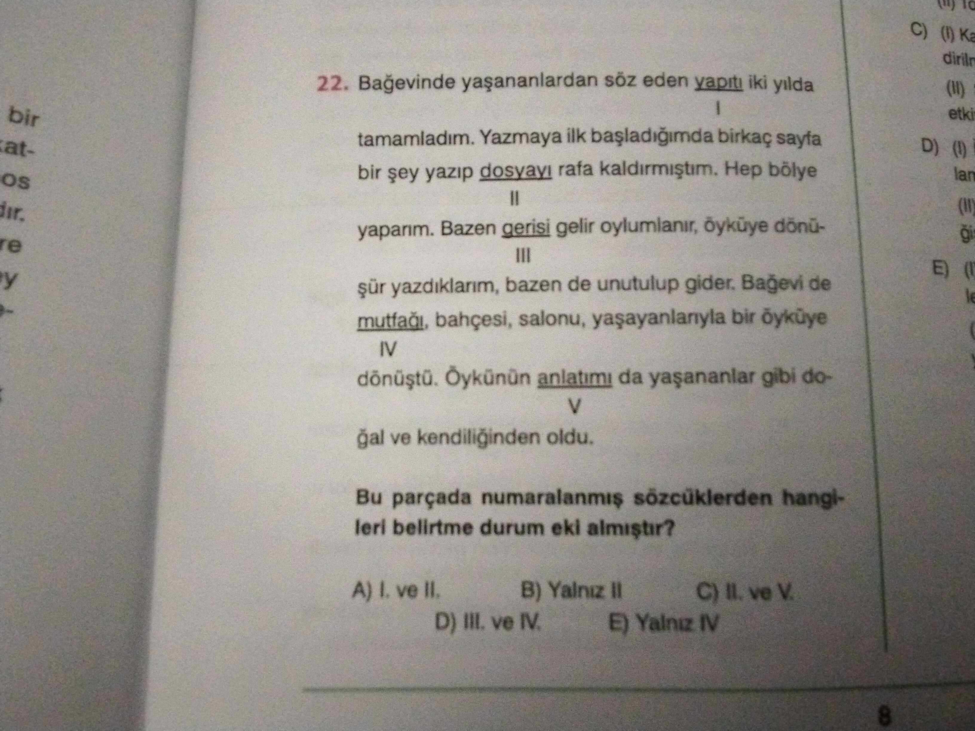 Türk Dili ve Edebiyatı  (11. Sınıf)