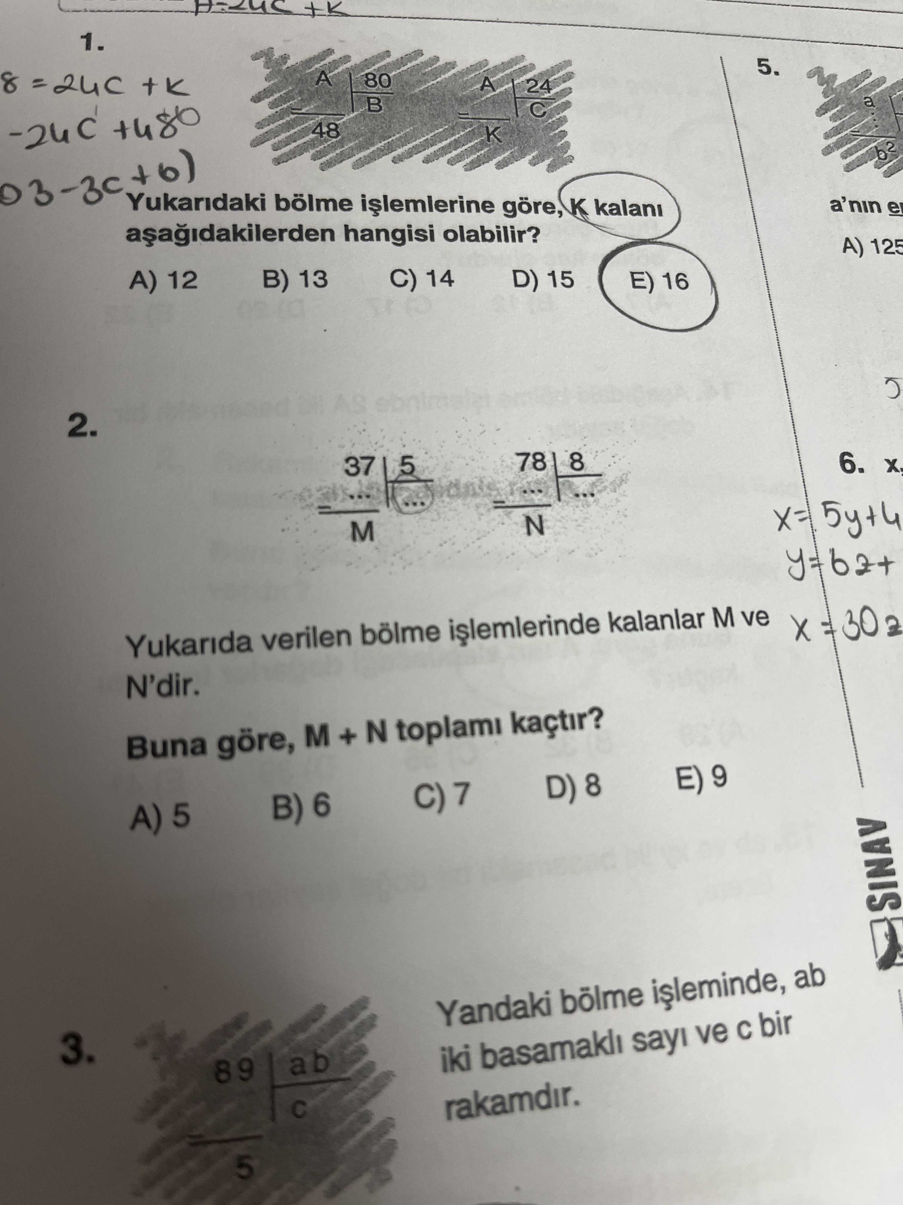 Matematik (Mezun)