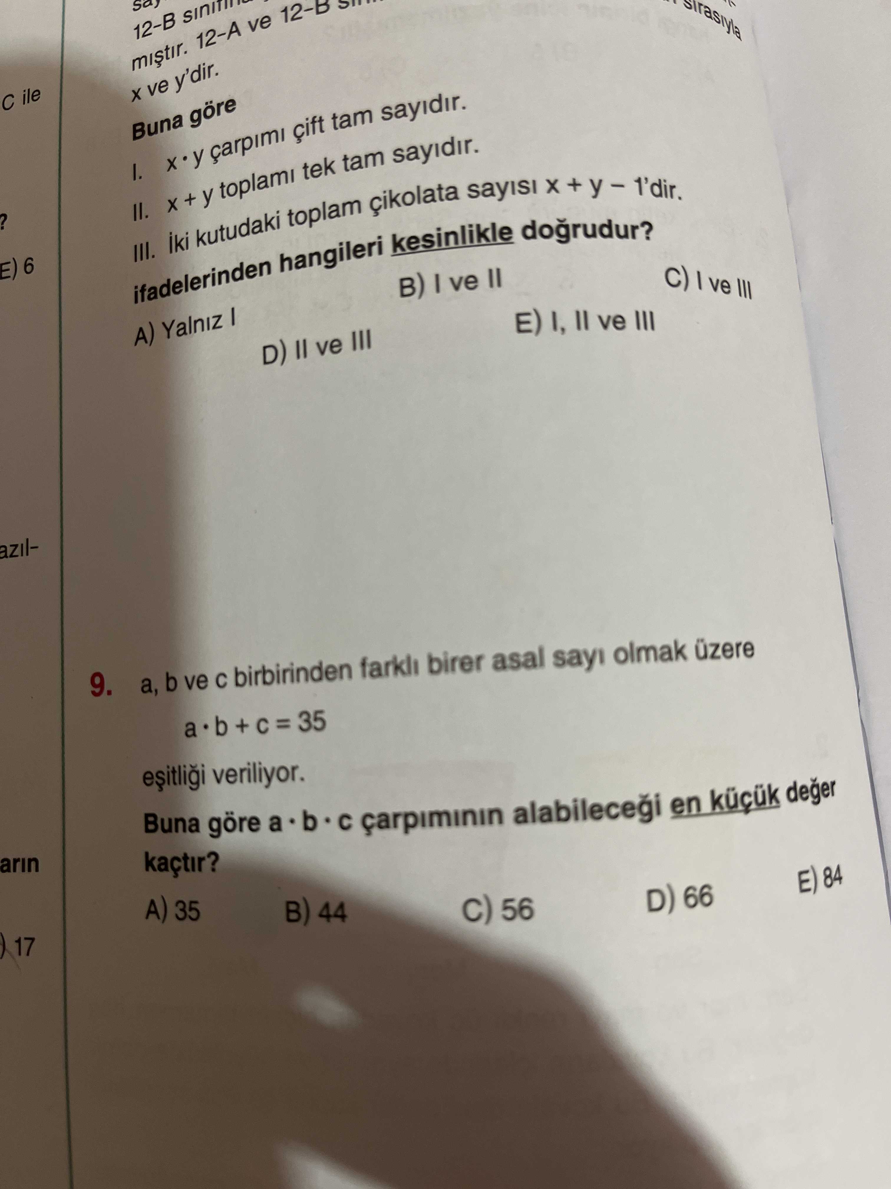 Matematik (12. Sınıf)