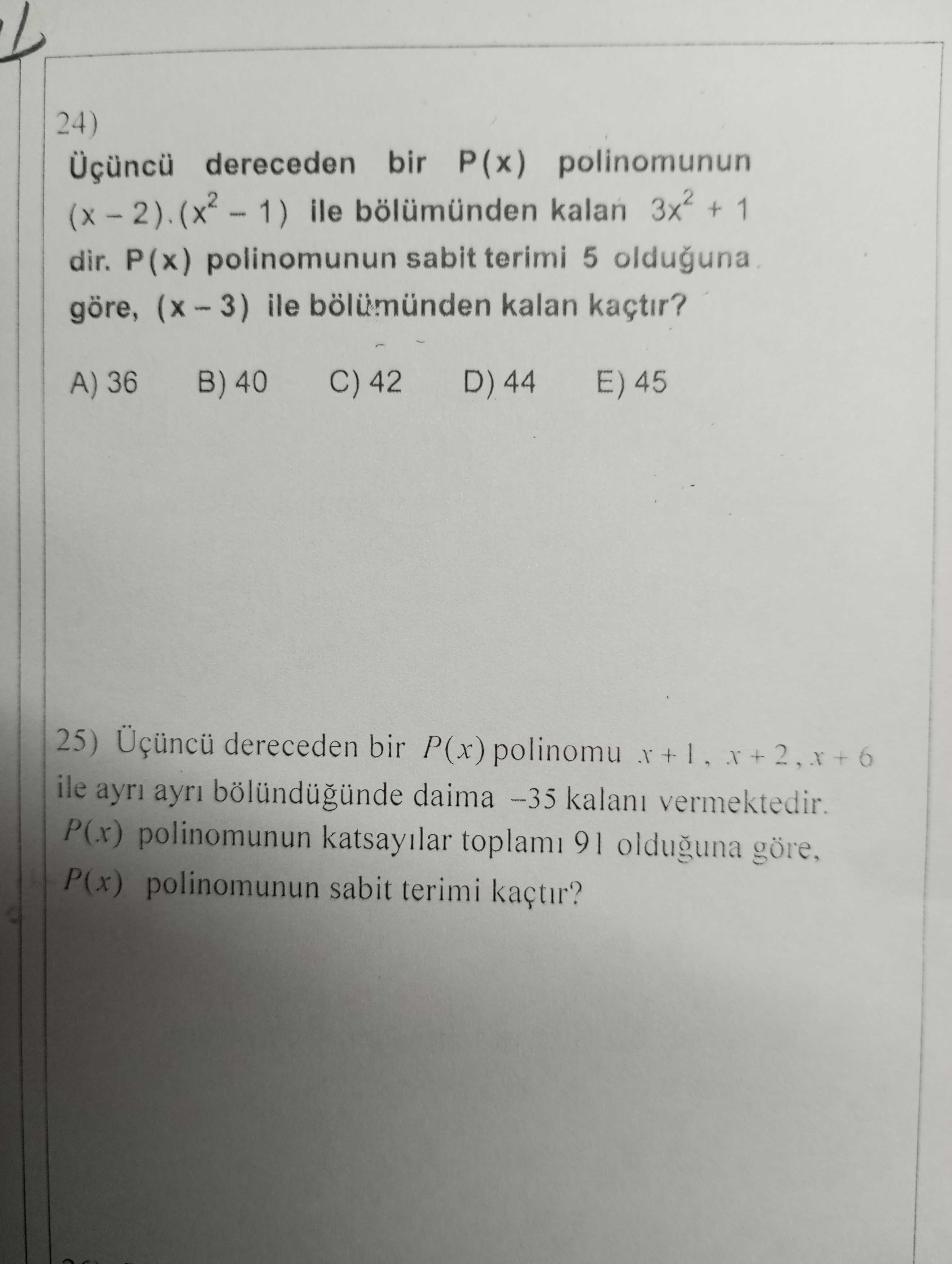 Matematik (11. Sınıf)