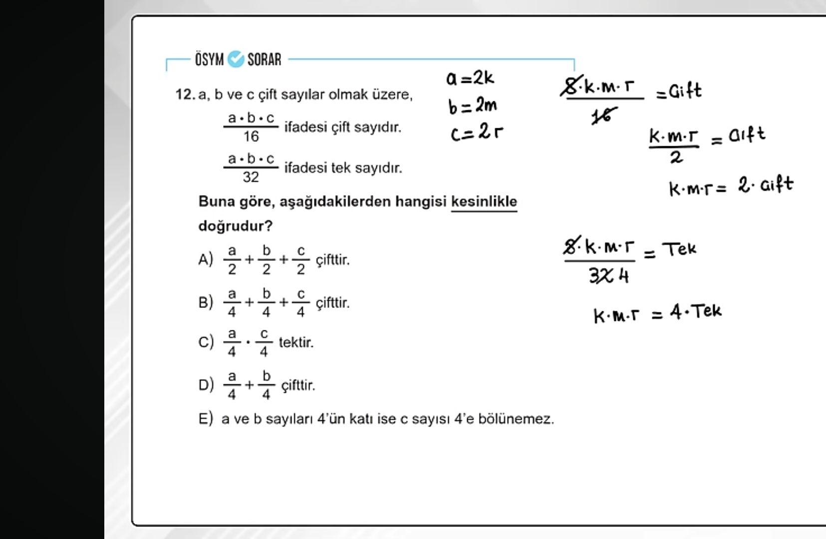 Matematik (Mezun)
