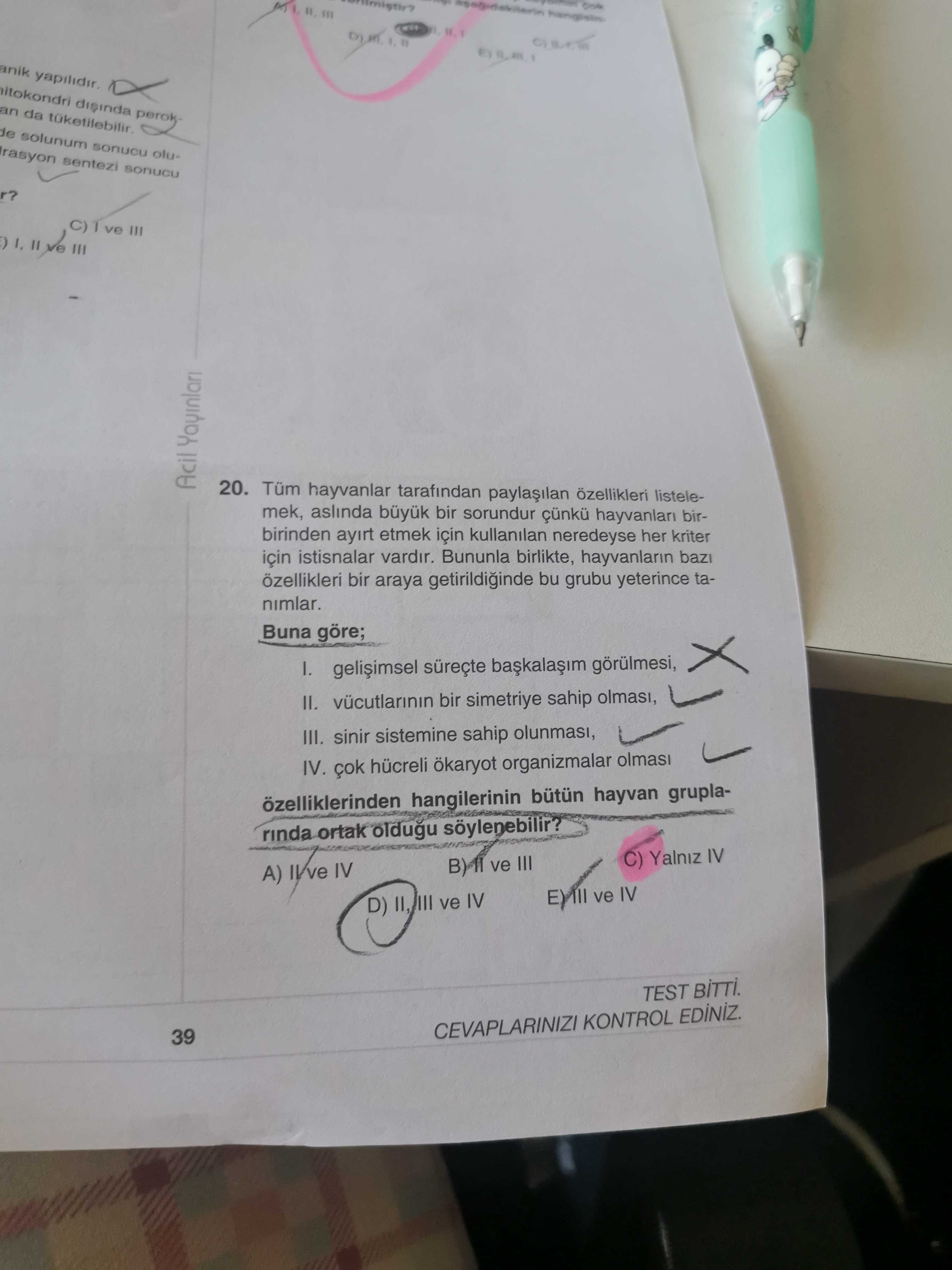 Tüm hayvanlar tarafından paylaşılan özellikleri listelemek, aslında büyük bir sorundur çünkü