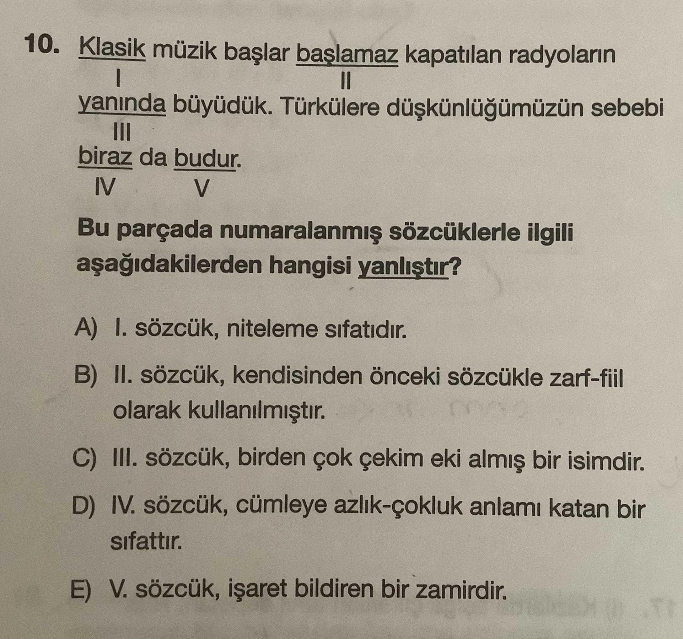 Klasik müzik başlar başlamaz kapatılan radyoların I II yanında büyüdük. Türkülere düşkünlüğümüzün