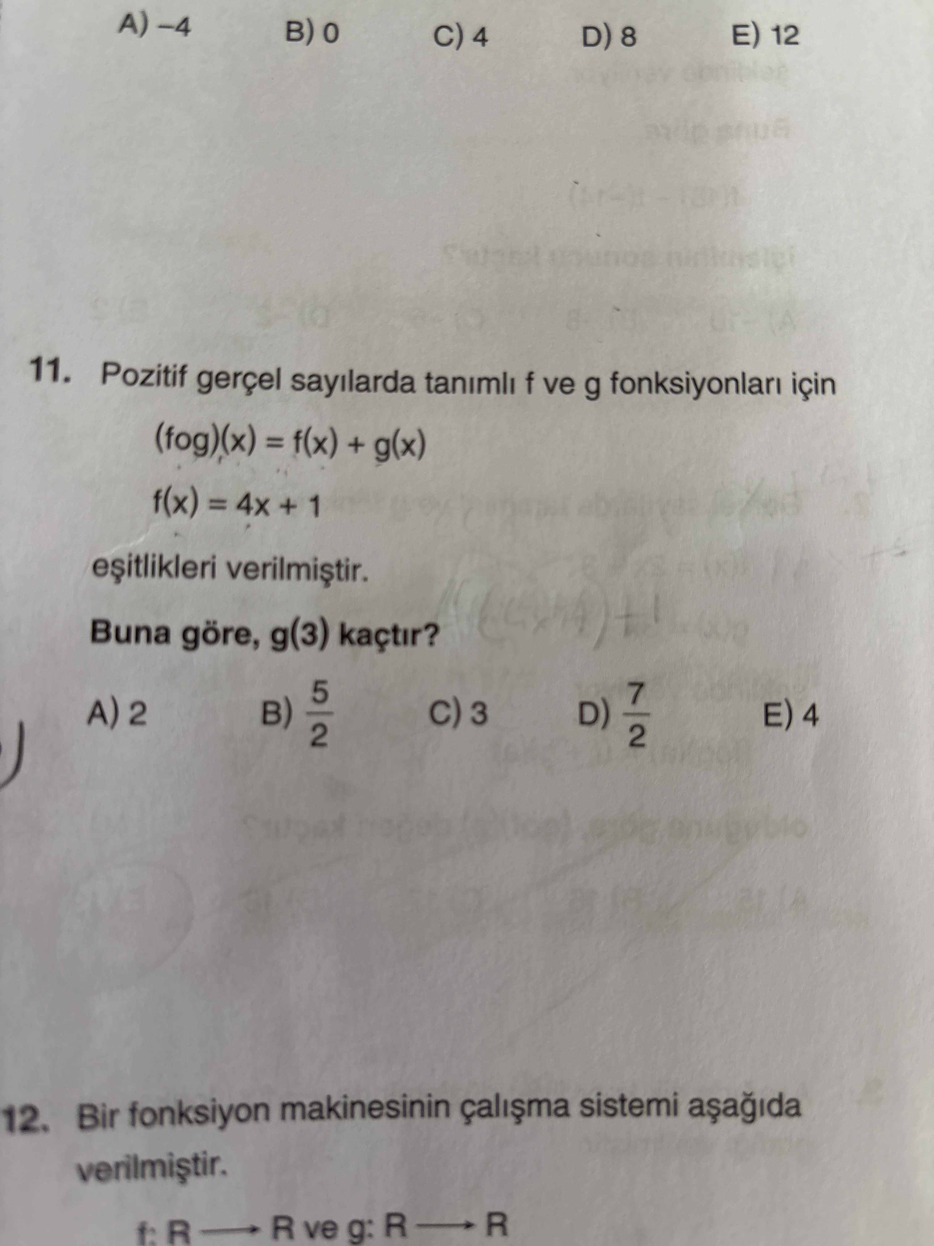 Matematik (12. Sınıf)
