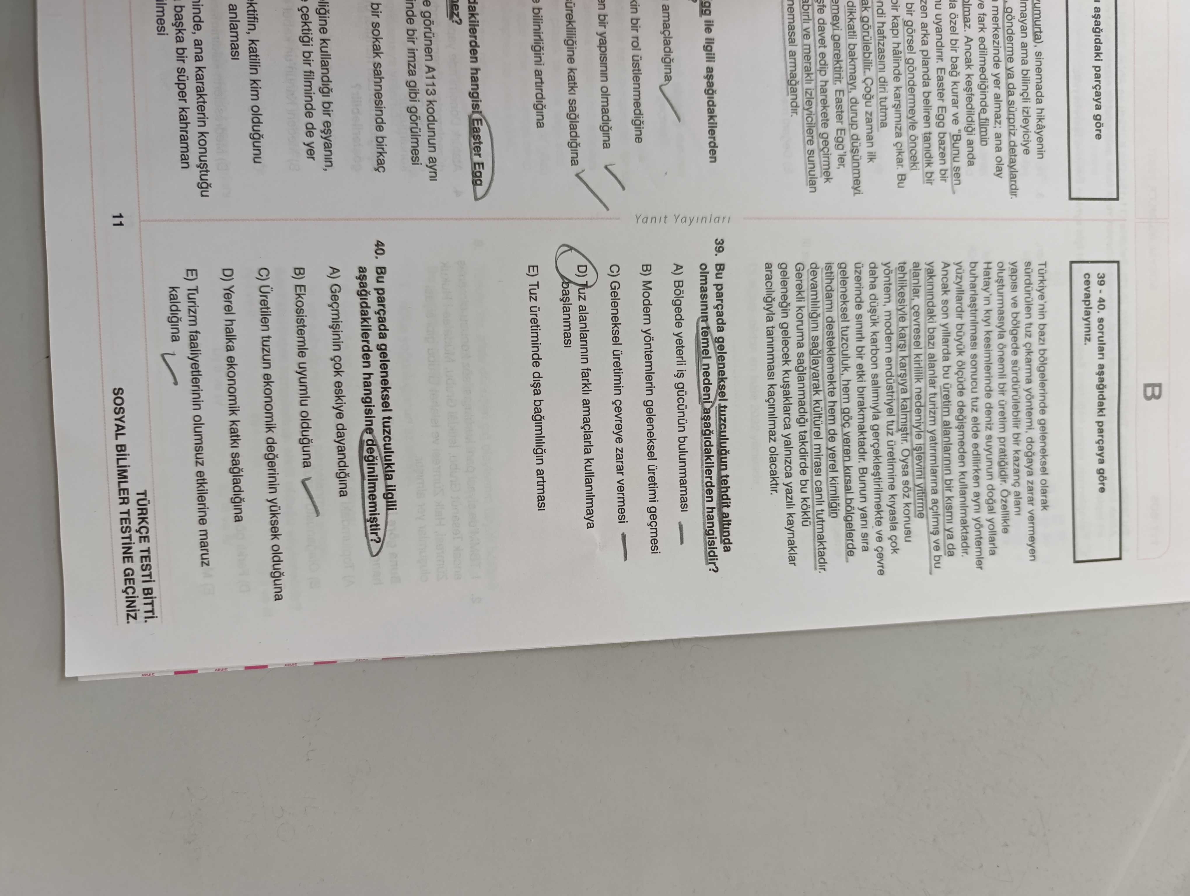Bu parçada geleneksel tuzculuğun tehdit altında olmasının temel nedeni aşağıdakilerden hangisidir?