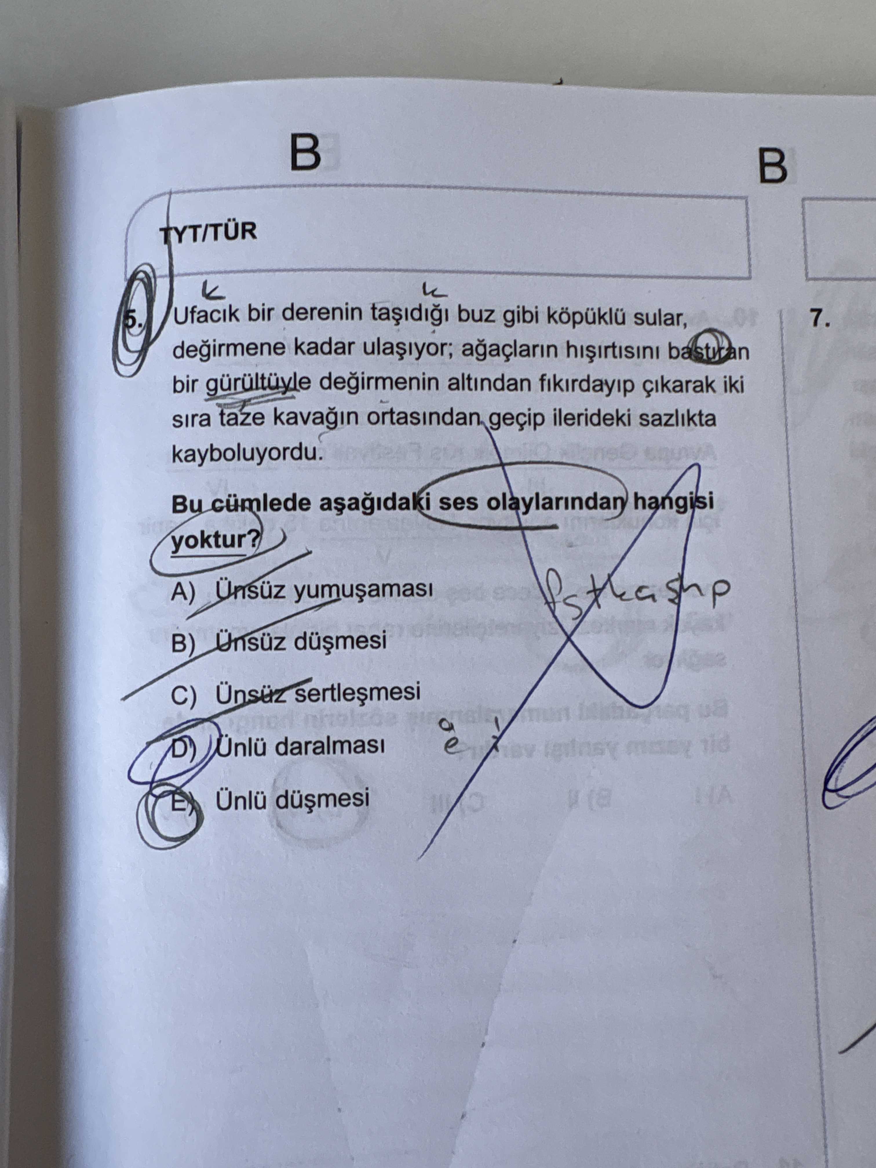 Ufacık bir derenin taşıdığı buz gibi köpüklü sular, değirmene kadar ulaşıyor; ağaçların hışırtısını