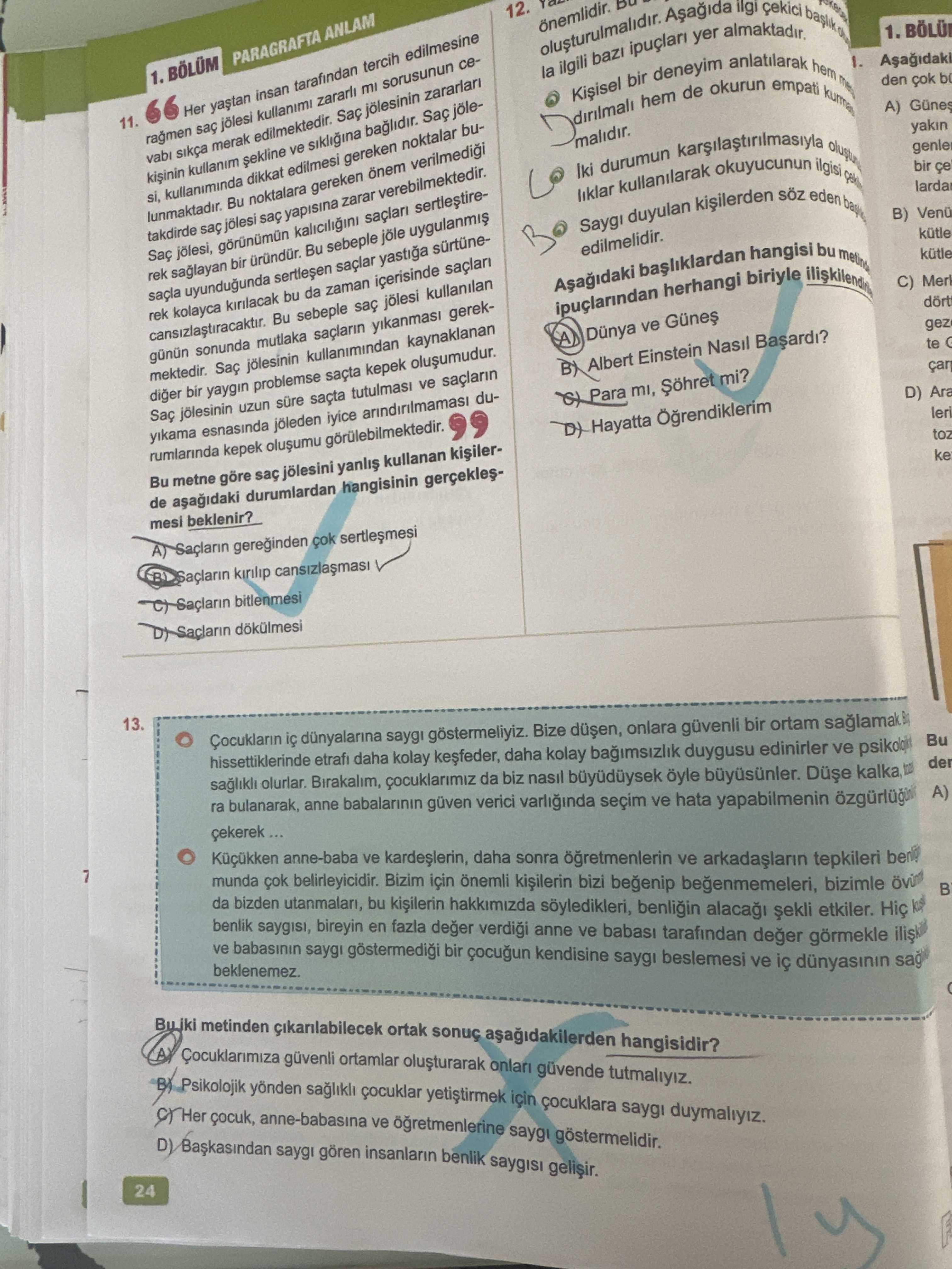 Çocukların iç dünyalarına saygı göstermeliyiz. Bize düşen, onlara güvenli bir ortam sağlama, sağlıklı olurlar. Bırakalım