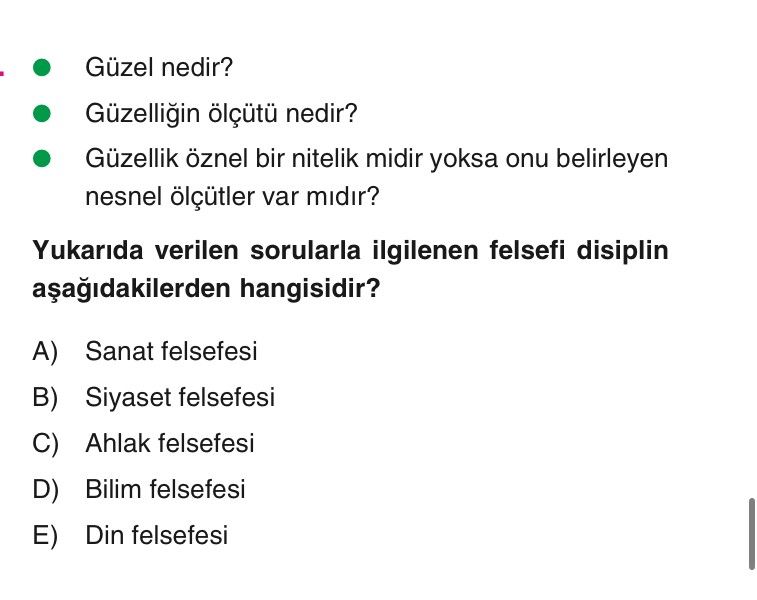 • Güzel nedir? • Güzelliğin ölçütü nedir? • Güzellik öznel bir nitelik midir yoksa onu belirleyen
