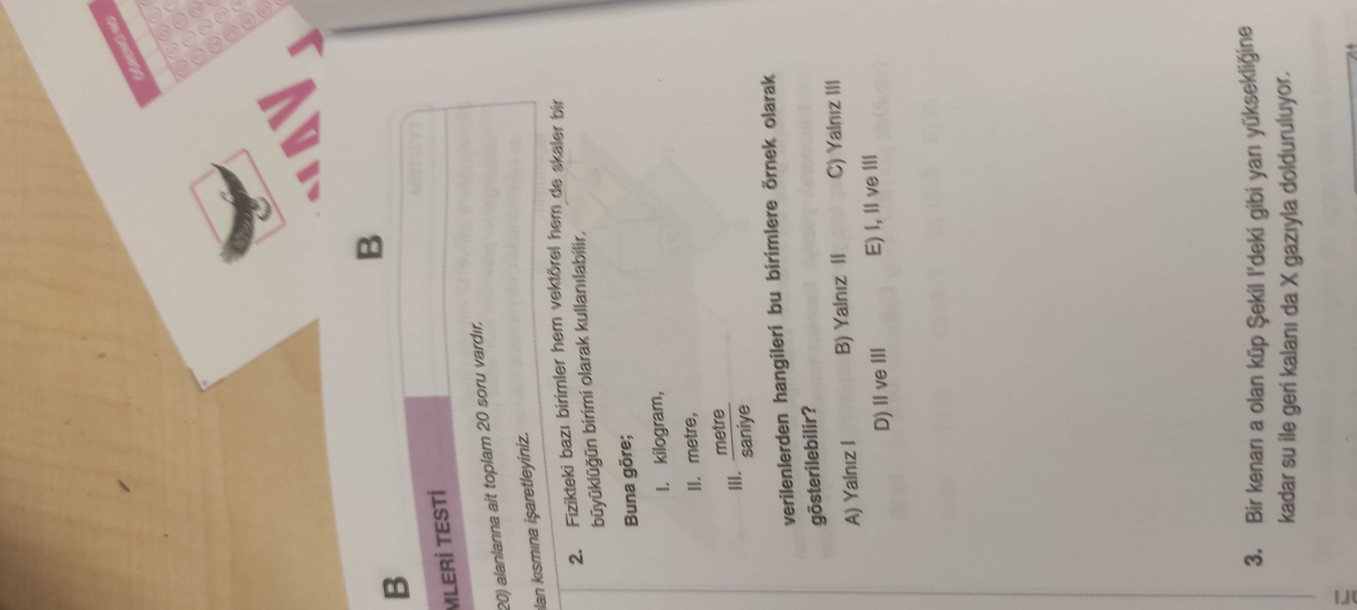 Fizikteki bazı birimler hem vektörel hem de skaler bir büyüklüğün birimi olarak kullanılabilir. Buna