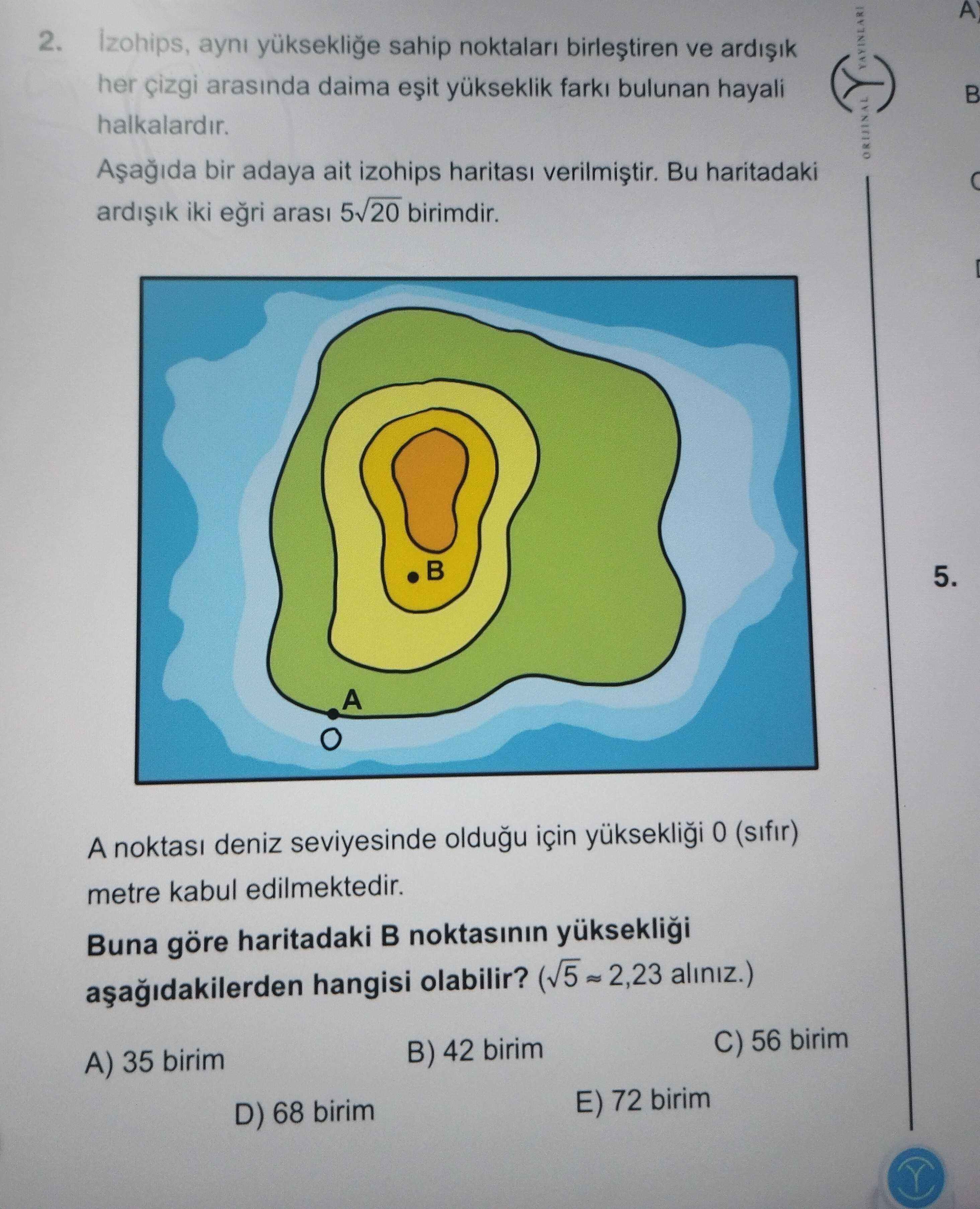 İzohips, aynı yüksekliğe sahip noktaları birleştiren ve ardışık her çizgi arasında daima eşit