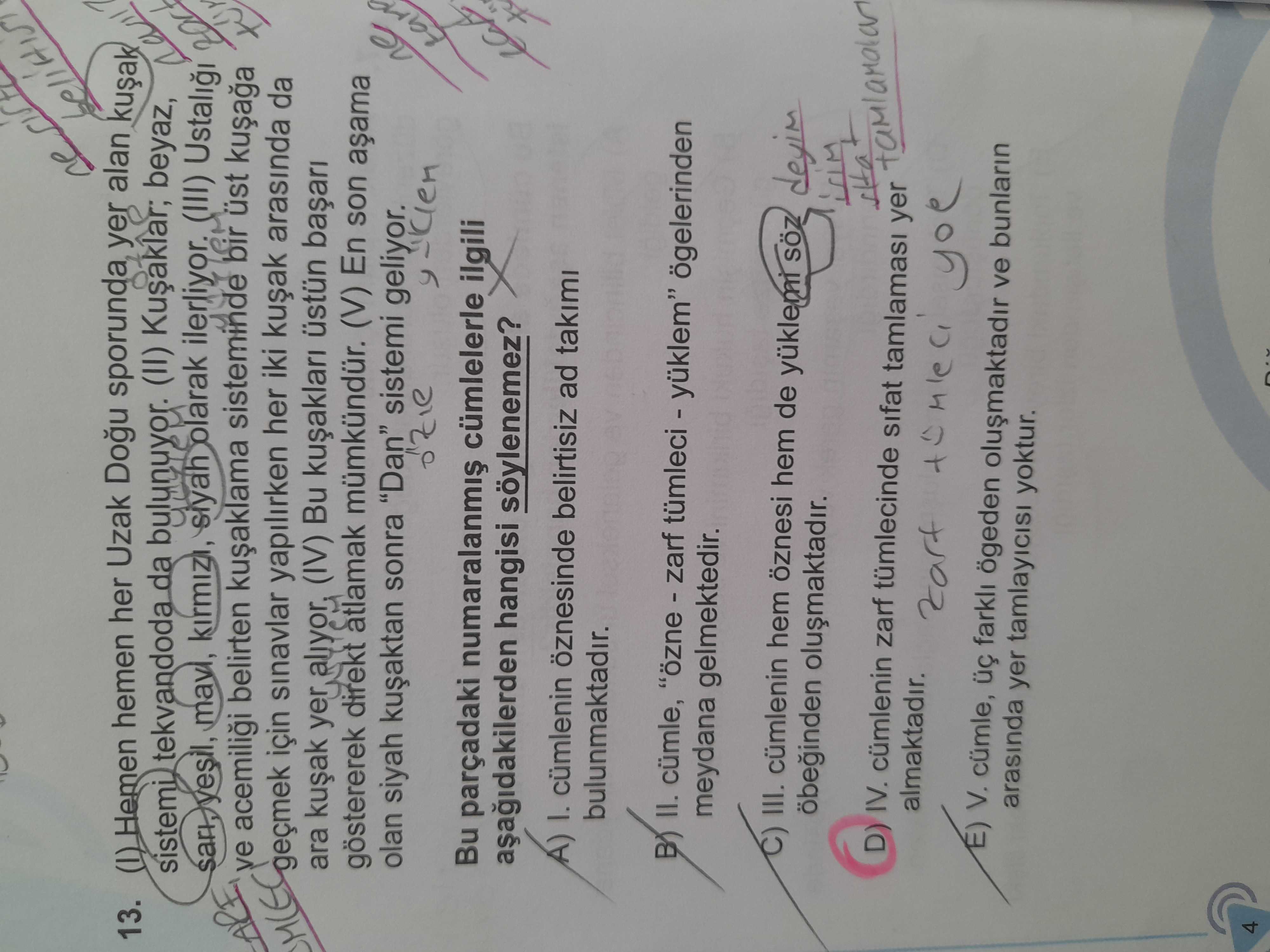 (I) Hemen hemen her Uzak Doğu sporunda yer alan kuşak sistemi tekvandoda da bulunuyor. (II)