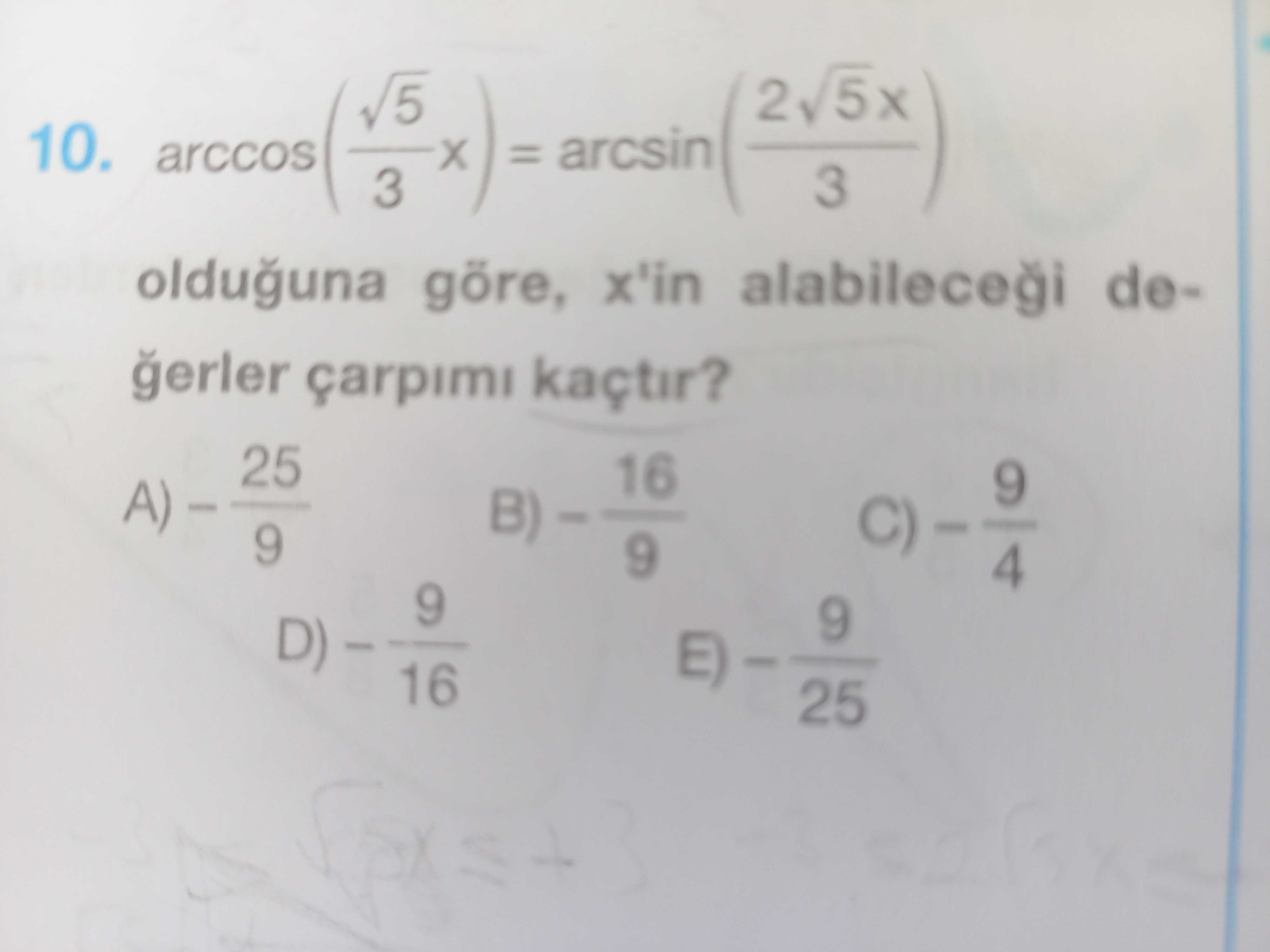 Matematik (11. Sınıf)