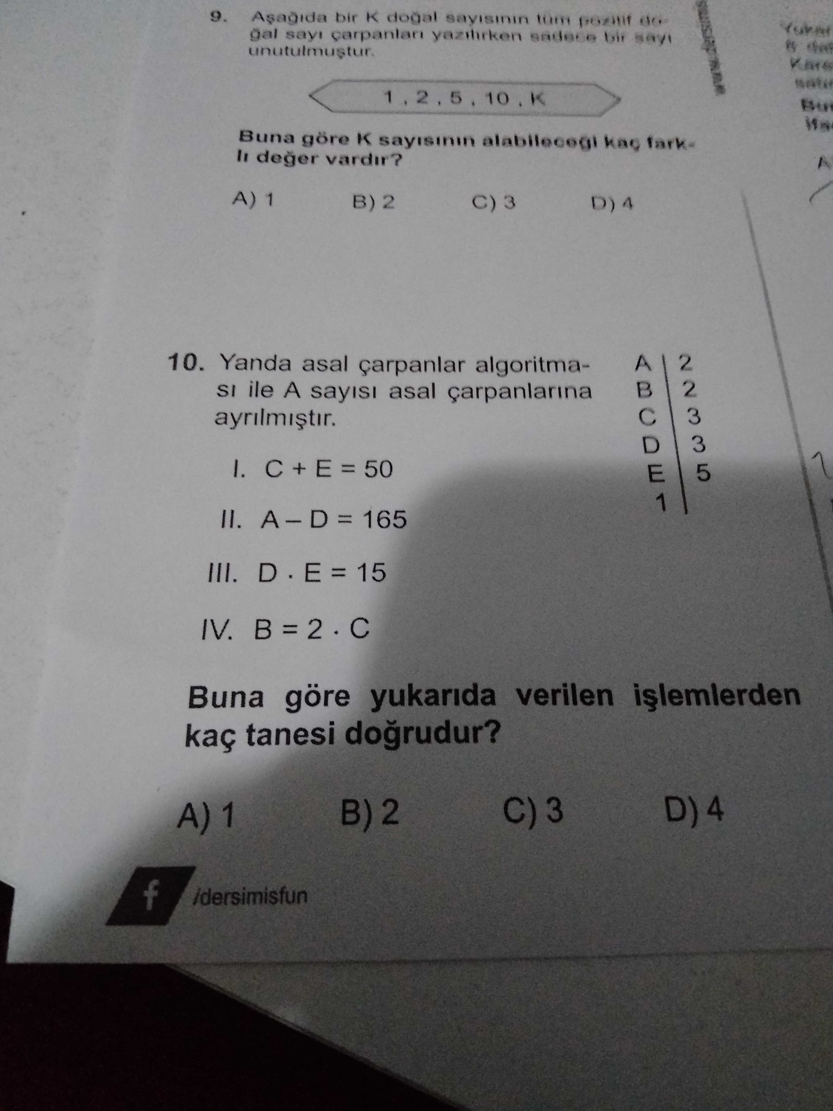 Matematik (8. Sınıf)