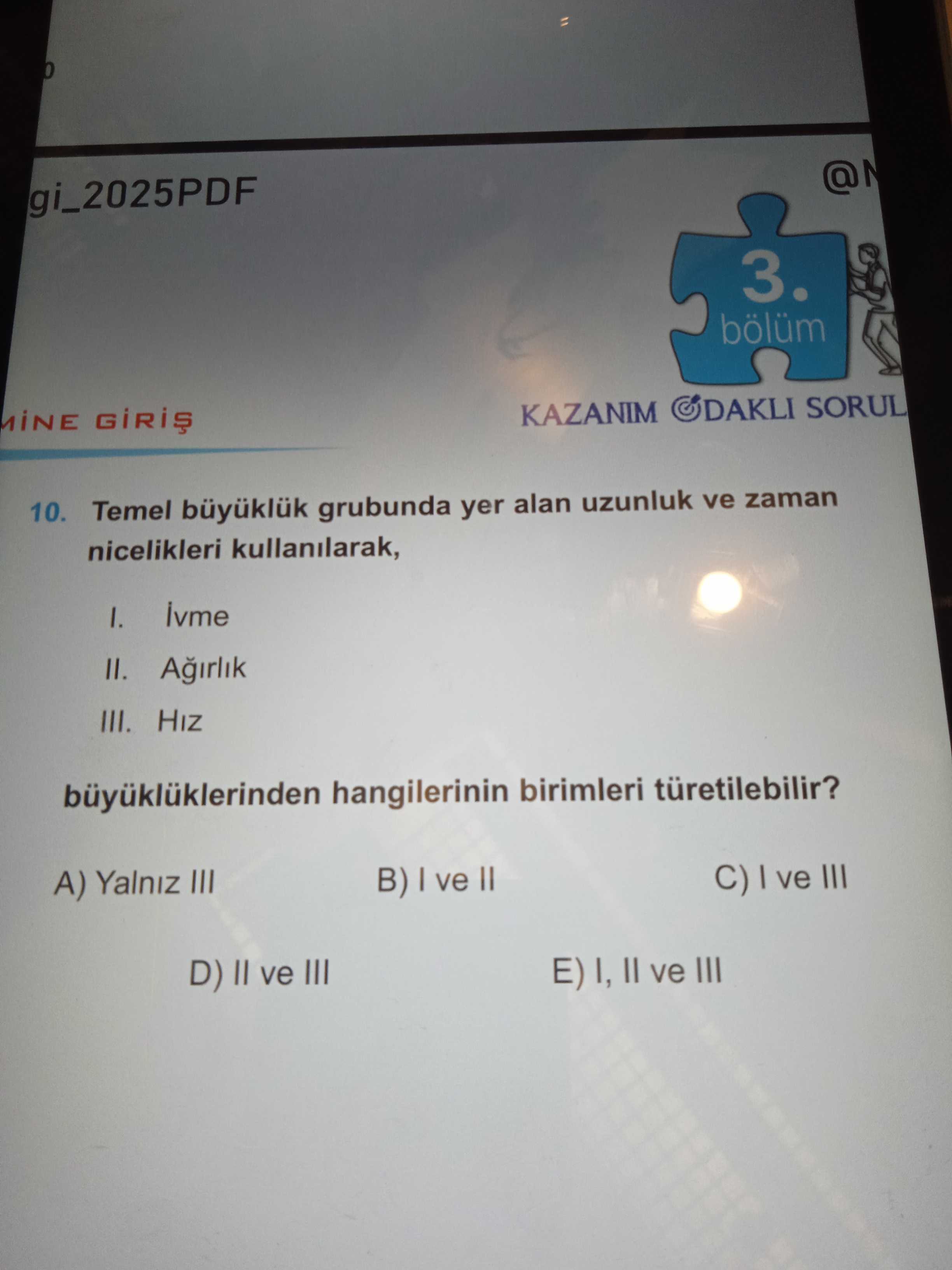 Fizik (12. Sınıf)