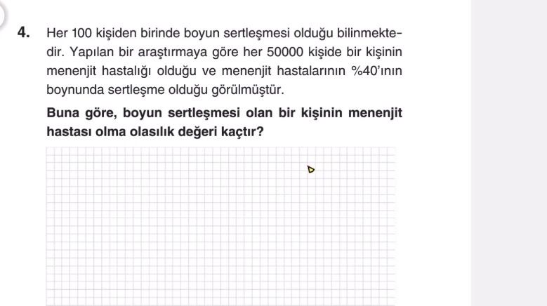 Her 100 kişiden birinde boyun sertleşmesi olduğu bilinmektedir. Yapılan bir araştırmaya göre her