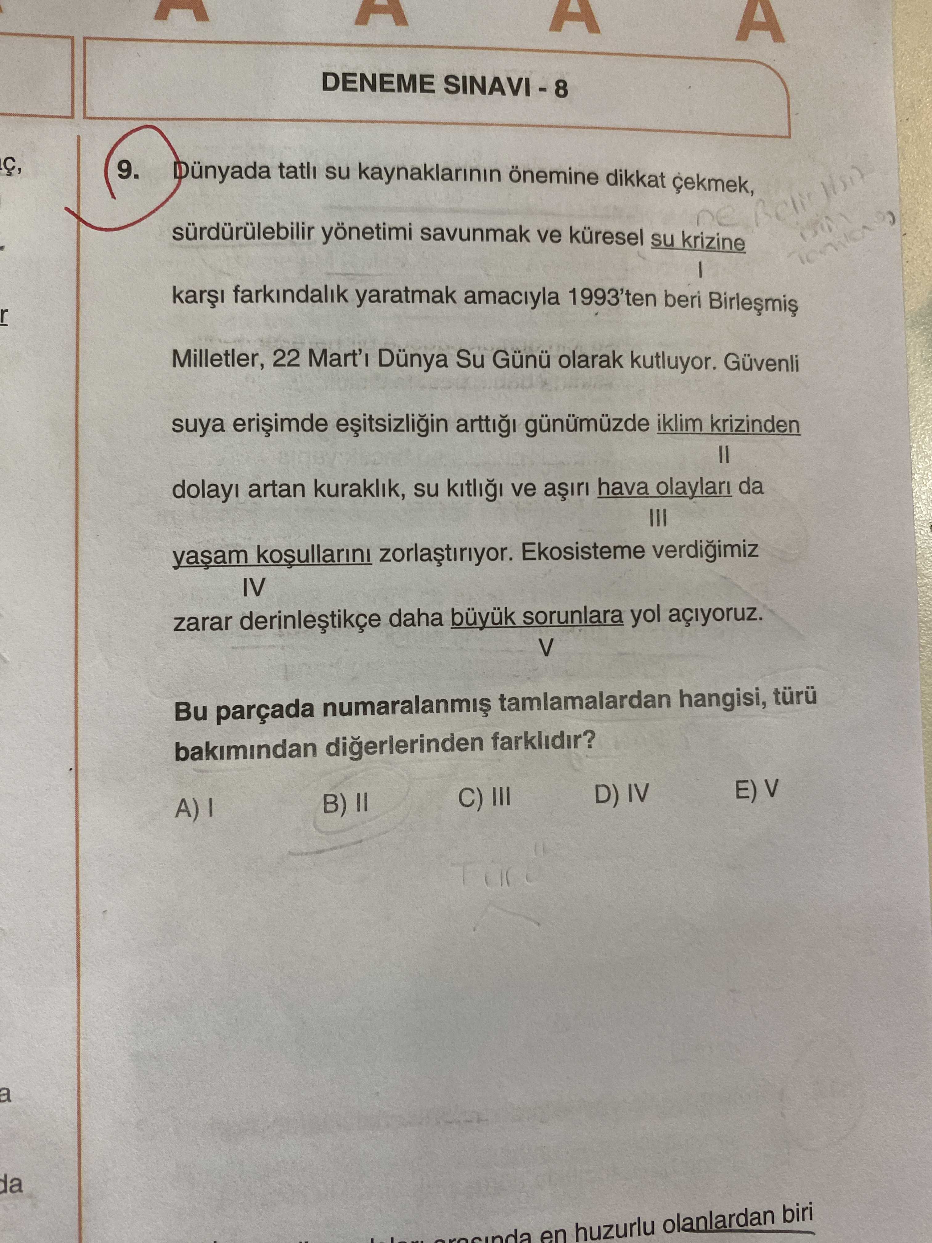 Dünyada tatlı su kaynaklarının önemine dikkat çekmek, sürdürülebilir yönetimi savunmak ve küresel su