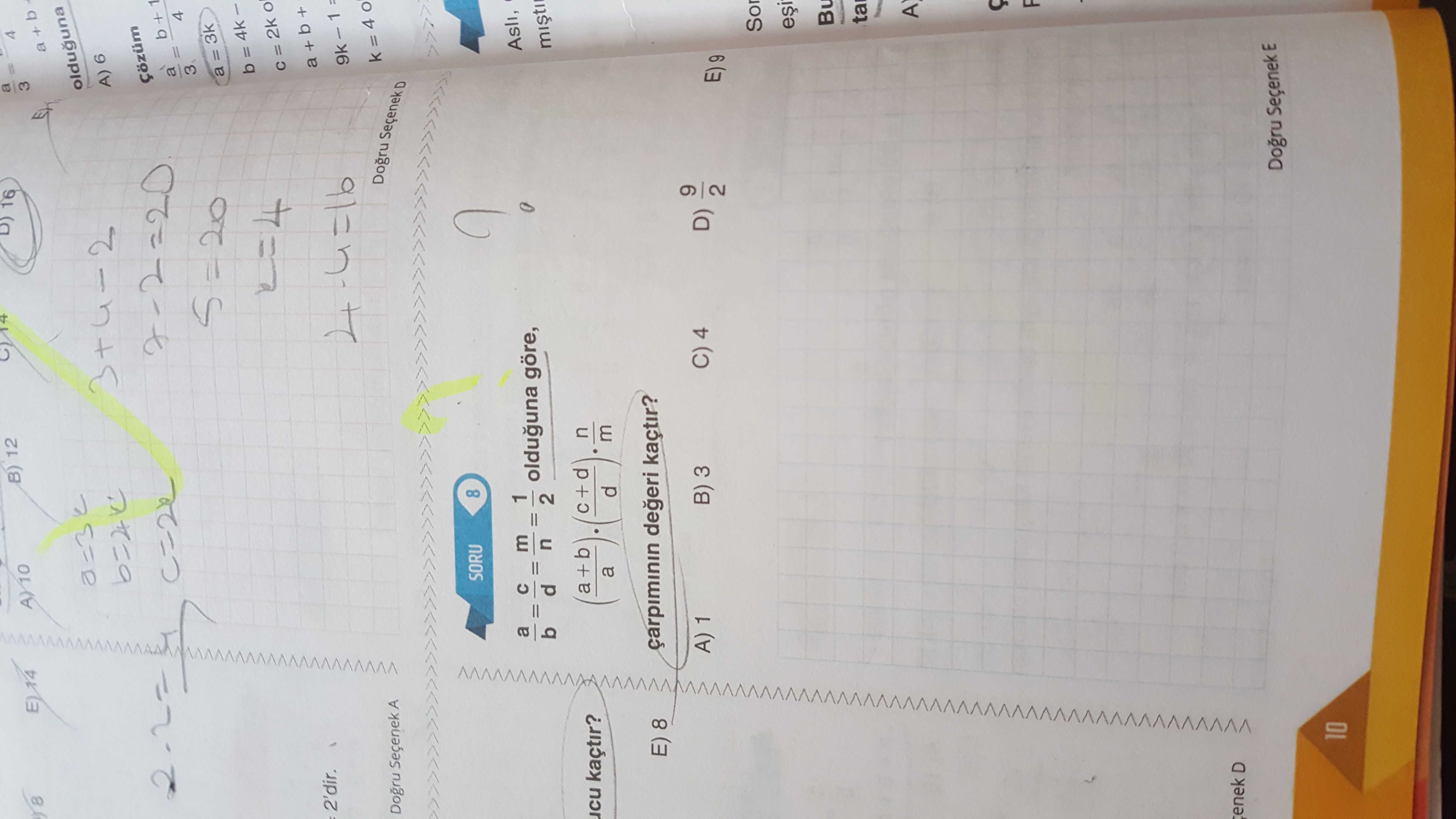 16 a B) 12 4 8 3 E) 14 a + b olduguna 3+4-2 A) 6 1 4 3 a = 3k 2k a + b 2'dir. Dogru D Dogru Seçenek A 8 SORU Asli, 1 m a II q olduguna göre, 2 d a + b ucu kaçtir. u a d E) 8 kaçtir. C) 4 A) 1 B) 3 9 D) 2 A) enek D Dogru Seçenek E 10 16 a B) 12 4 8 3 E) 14 a + b olduguna 3+4-2 A) 6 1 4 3 a = 3k 2k a + b 2'dir. C) 4 A) 1 B) 3 9 D) 2 A) enek D Dogru Seçenek E 10. ?? Model.Question.title