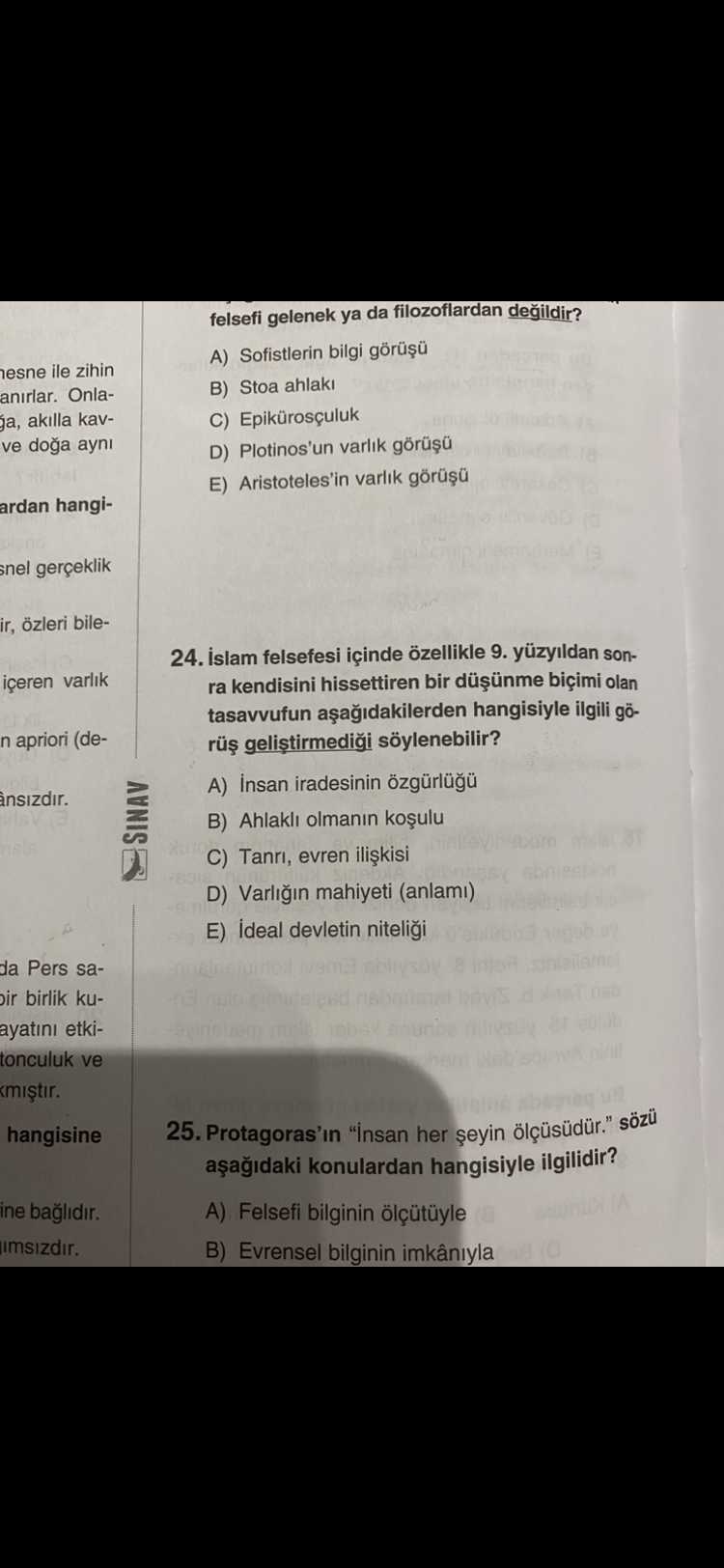 Felsefe (10. Sınıf)