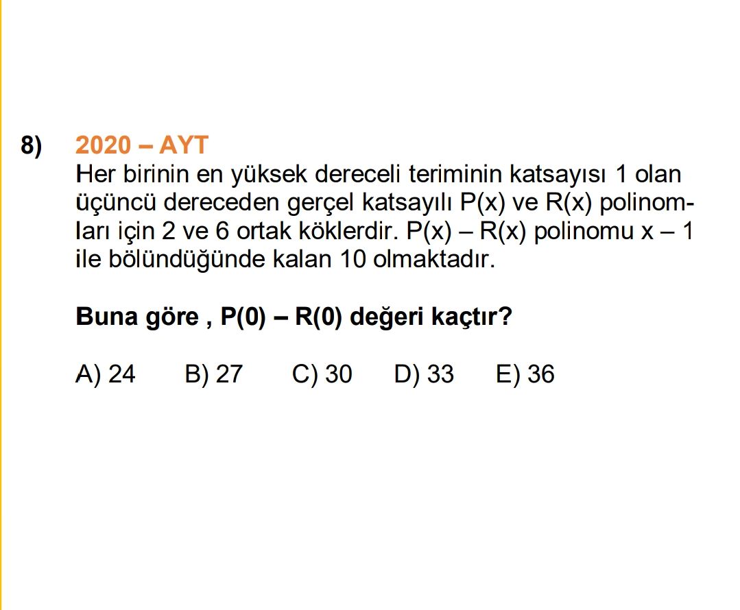Matematik (11. Sınıf)