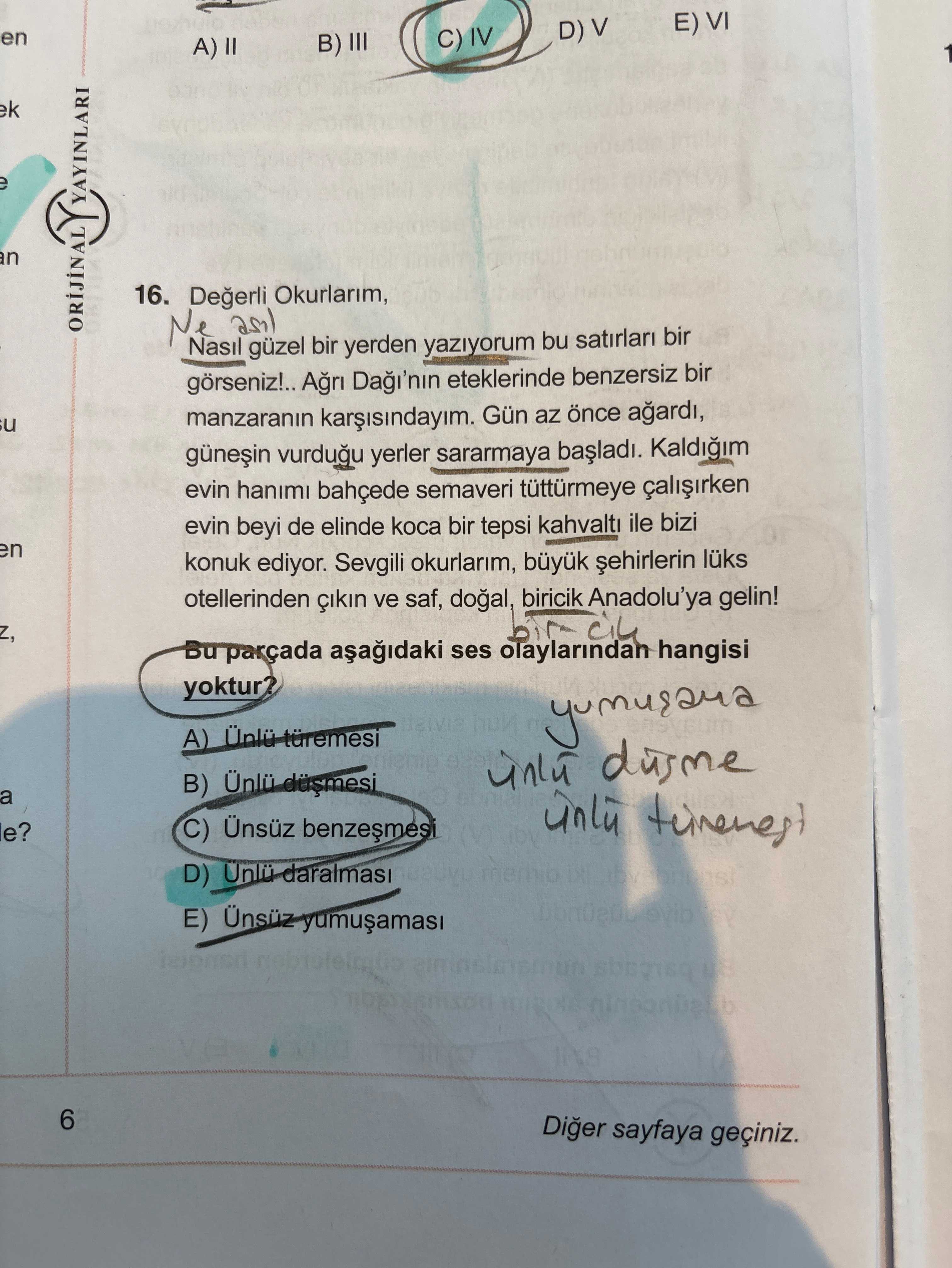 Değerli Okurlarım, Nasıl güzel bir yerden yazıyorum bu satırları bir görseniz!.. Ağrı Dağı'nın
