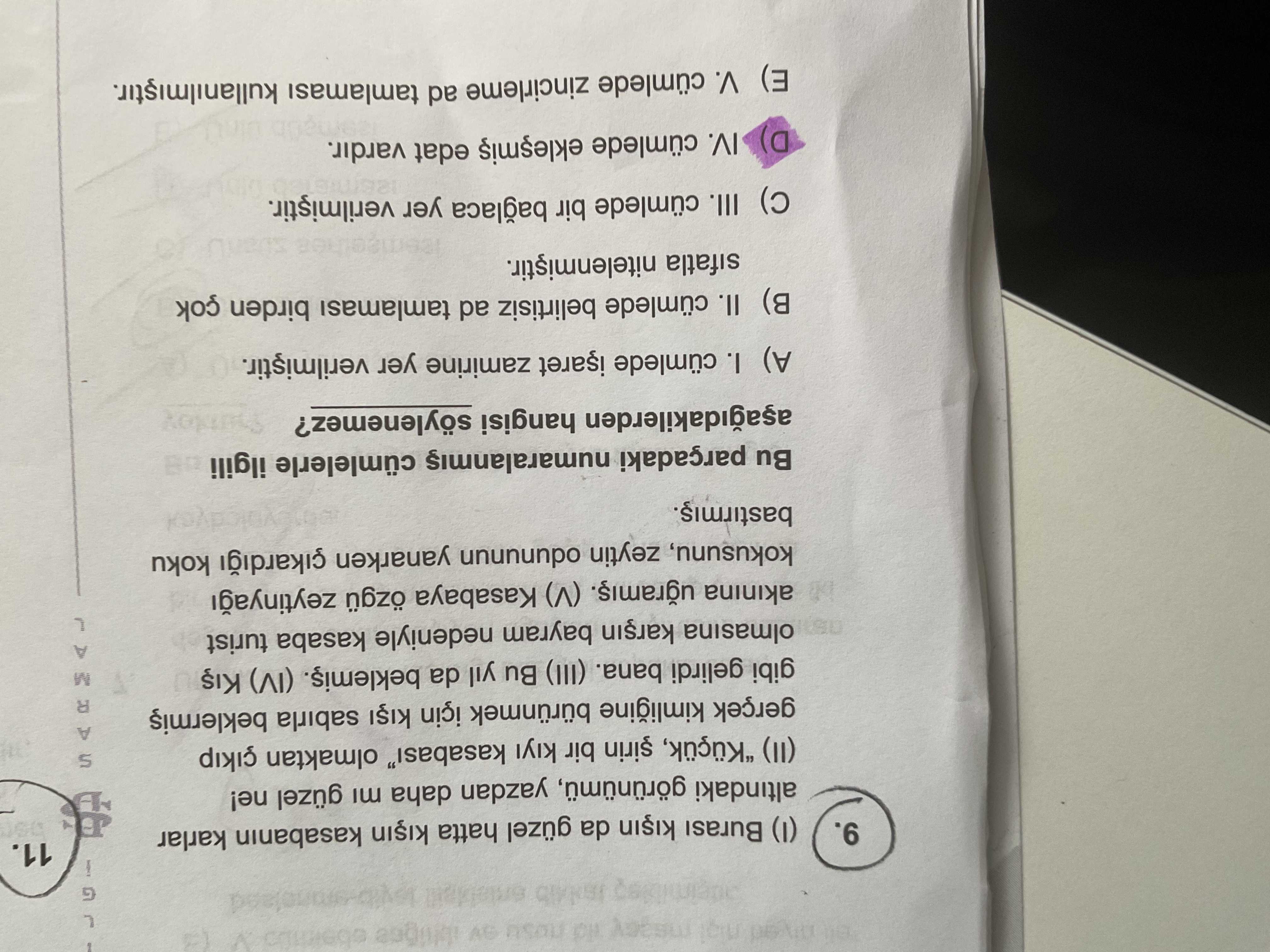 (I) Burası kışın da güzel hatta kışın kasabanın karlar altındaki görünümü, yazdan daha mı güzel ne!