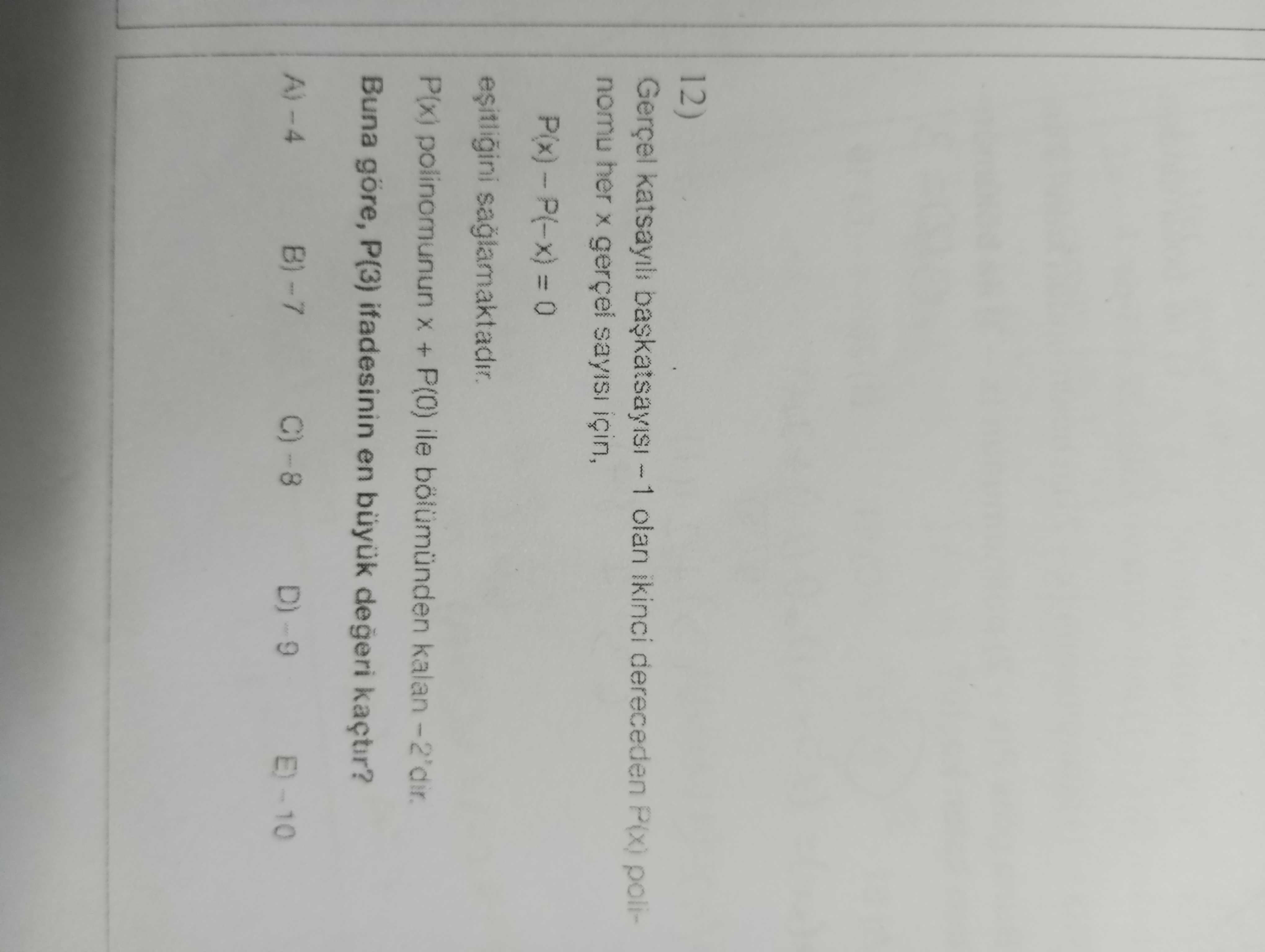 Matematik (11. Sınıf)