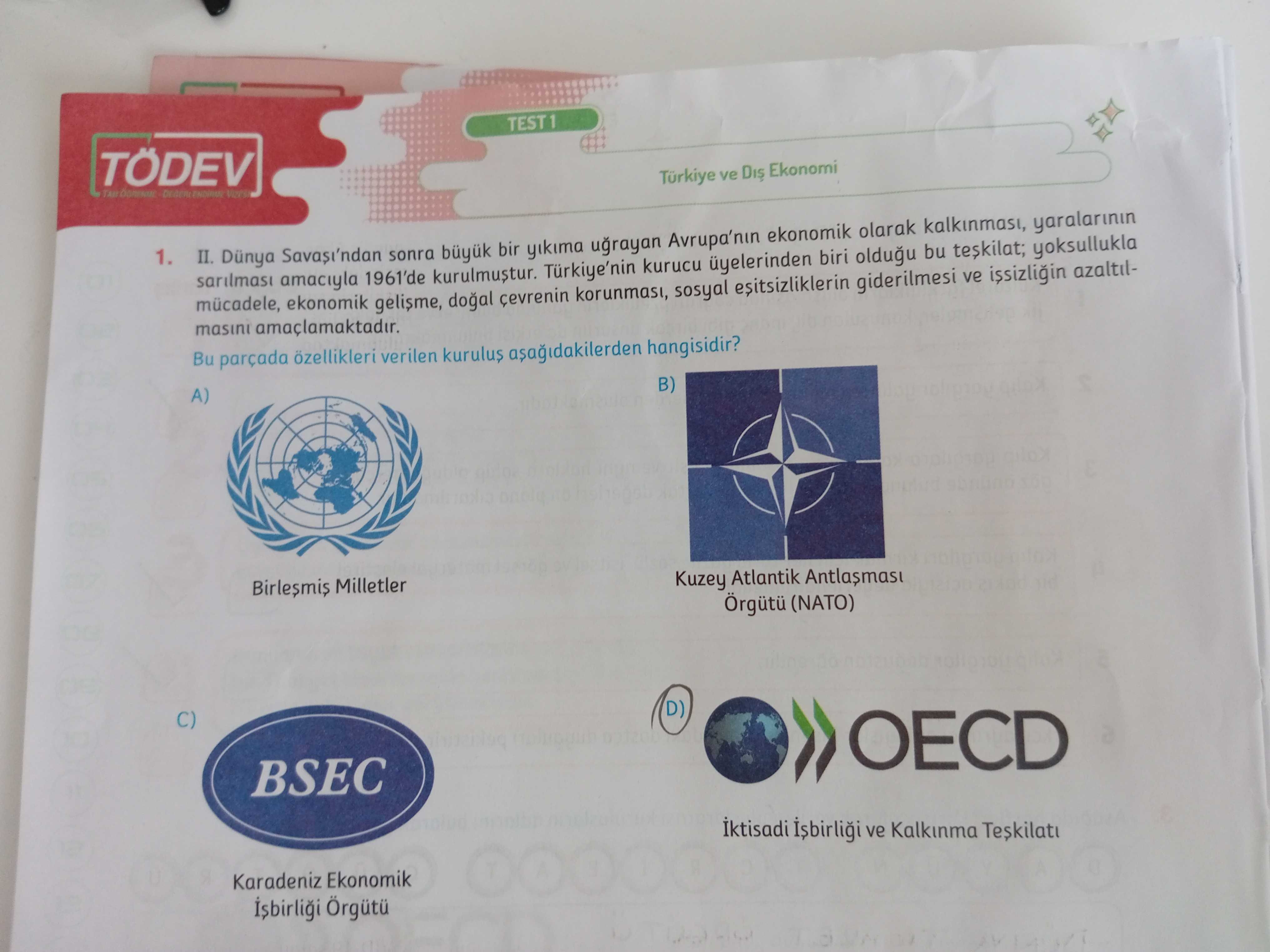 II. Dünya Savaşı'ndan sonra büyük bir yıkıma uğrayan Avrupa'nın ekonomik olarak kalkınması