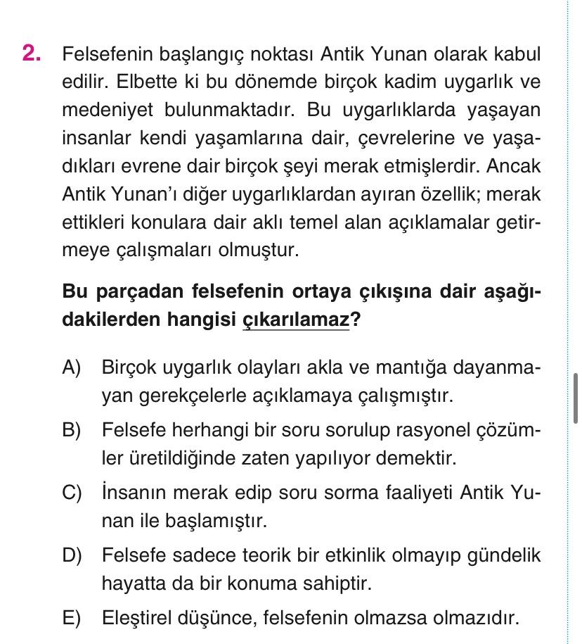 Felsefenin başlangıç noktası Antik Yunan olarak kabul edilir. Elbette ki bu dönemde birçok kadim
