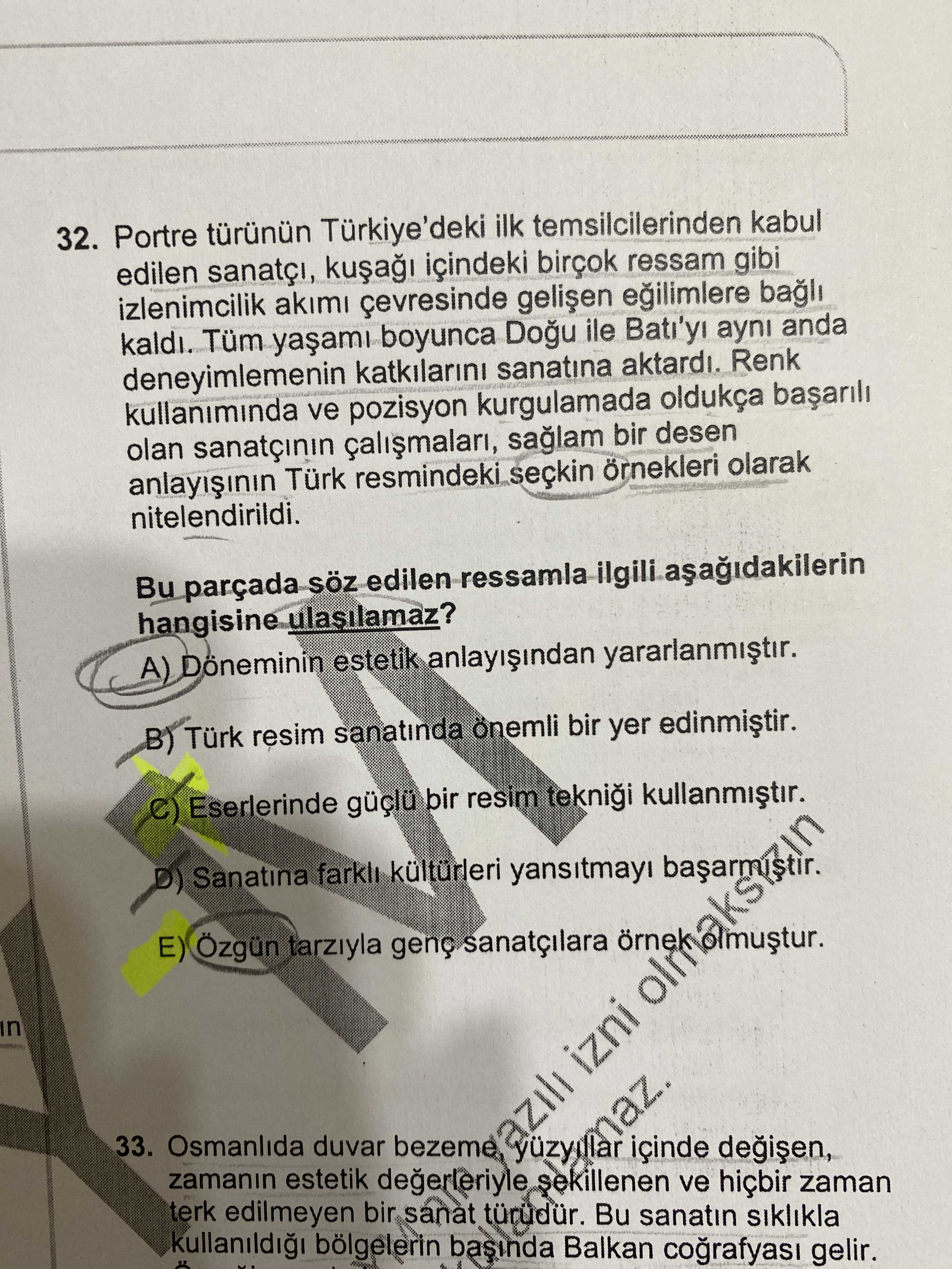 Portre türünün Türkiye'deki ilk temsilcilerinden kabul edilen sanatçı, kuşağı içindeki birçok ressam