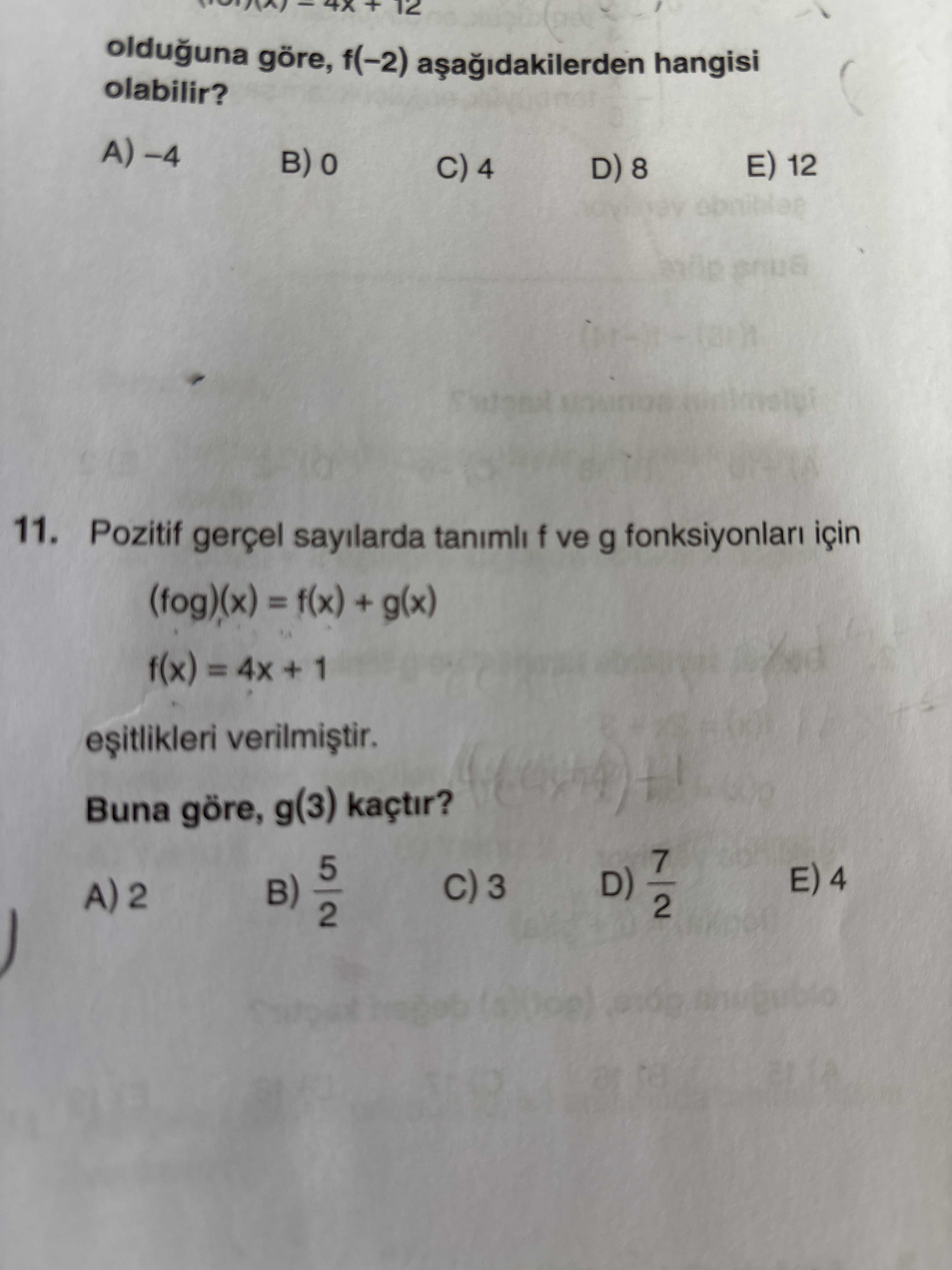 Matematik (12. Sınıf)