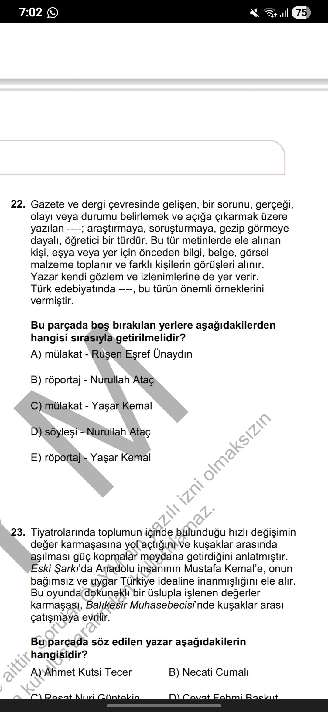 Gazete ve dergi çevresinde gelişen, bir sorunu, gerçeği, olayı veya durumu belirlemek ve açığa