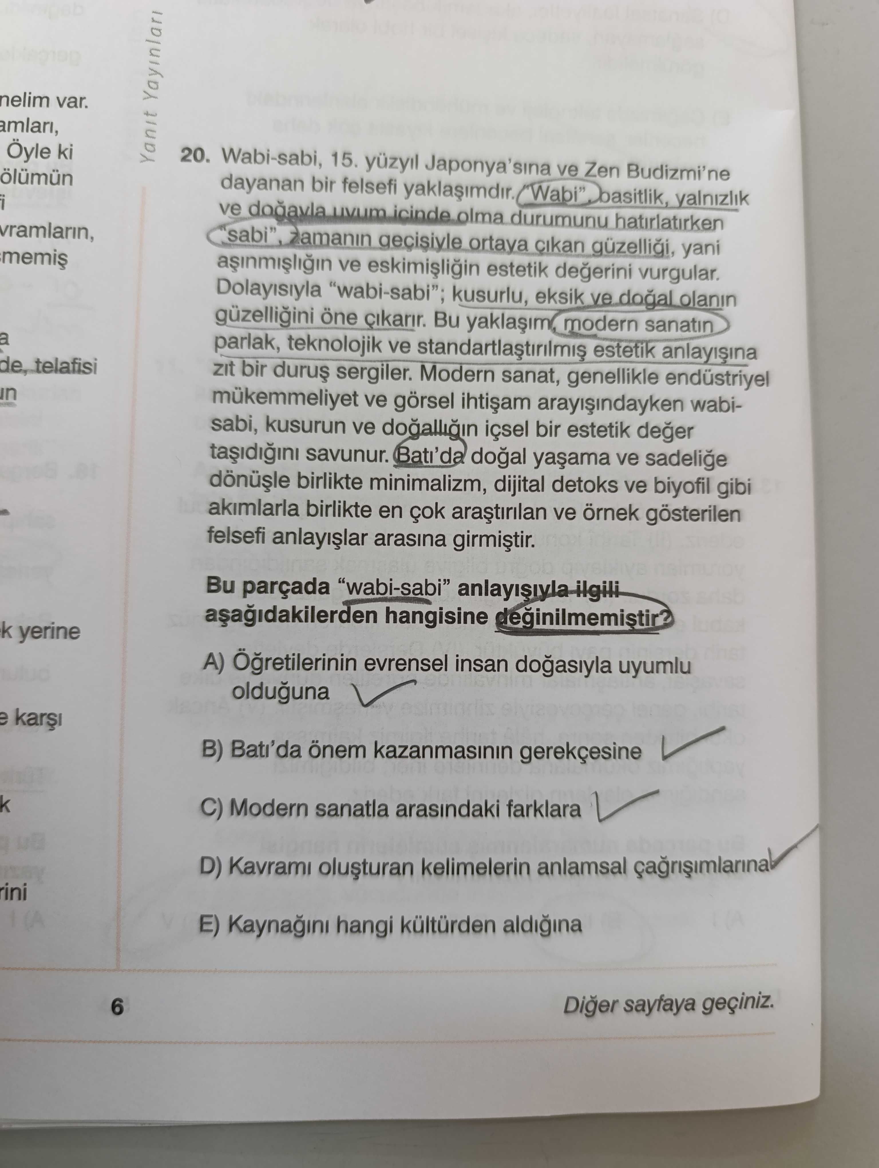 Wabi-sabi, 15. yüzyıl Japonya'sına ve Zen Budizmi'ne dayanan bir felsefi yaklaşımdır. "Wabi"