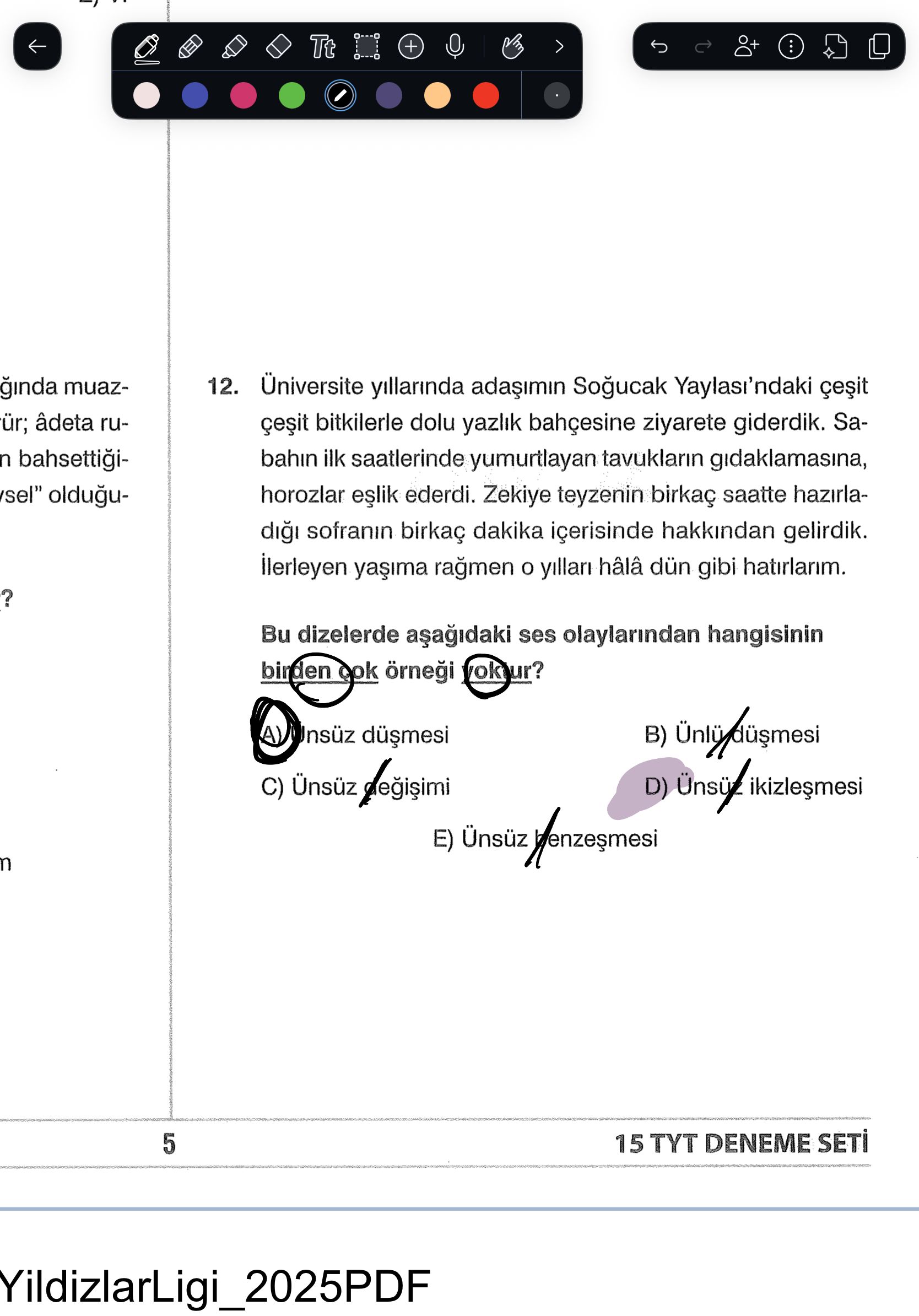 Üniversite yıllarında adaşımın Soğucak Yaylası'ndaki çeşit çeşit bitkilerle dolu yazlık bahçesine