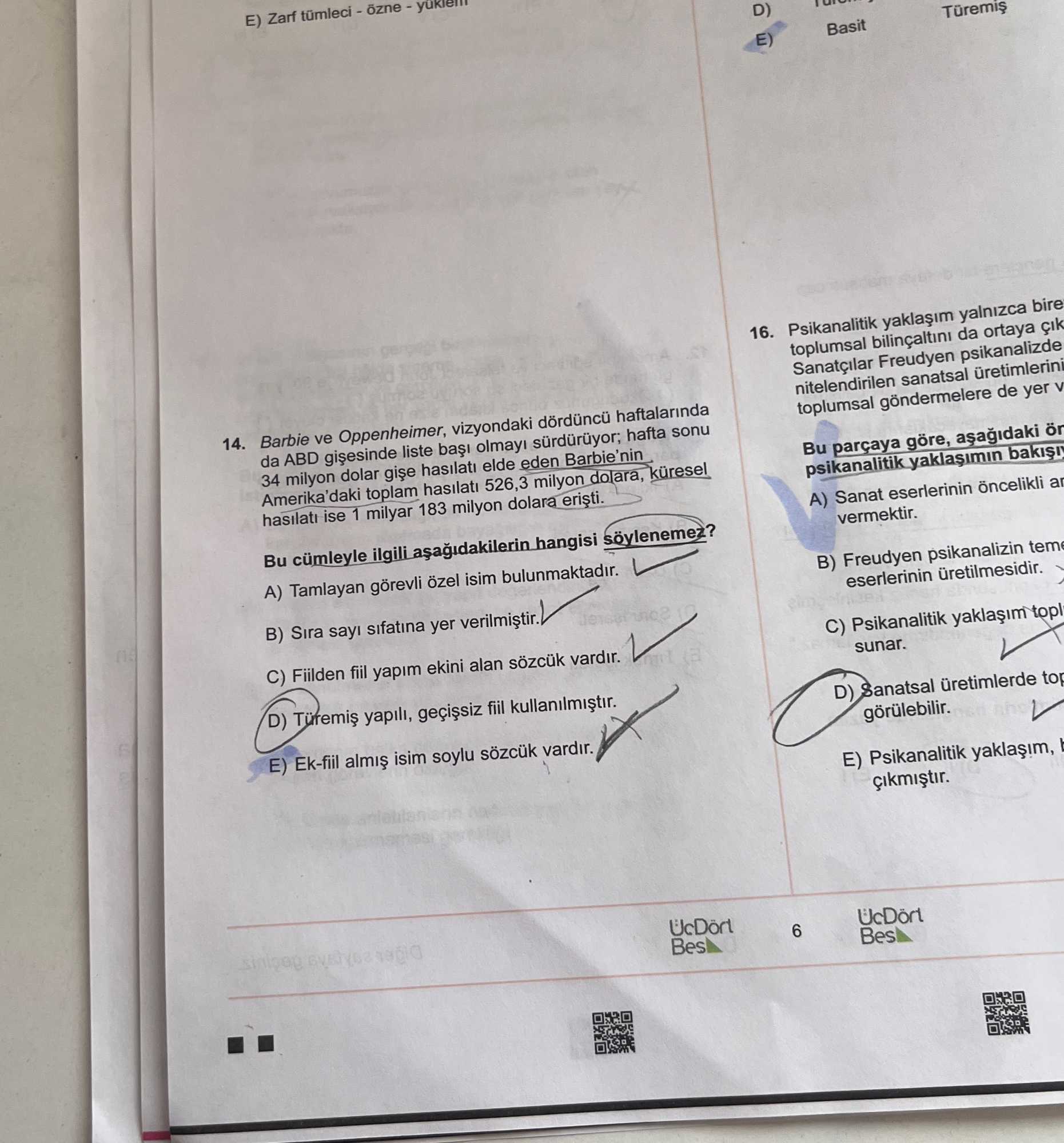 Barbie ve Oppenheimer, vizyondaki dördüncü haftalarında da ABD gişesinde liste başı olmayı