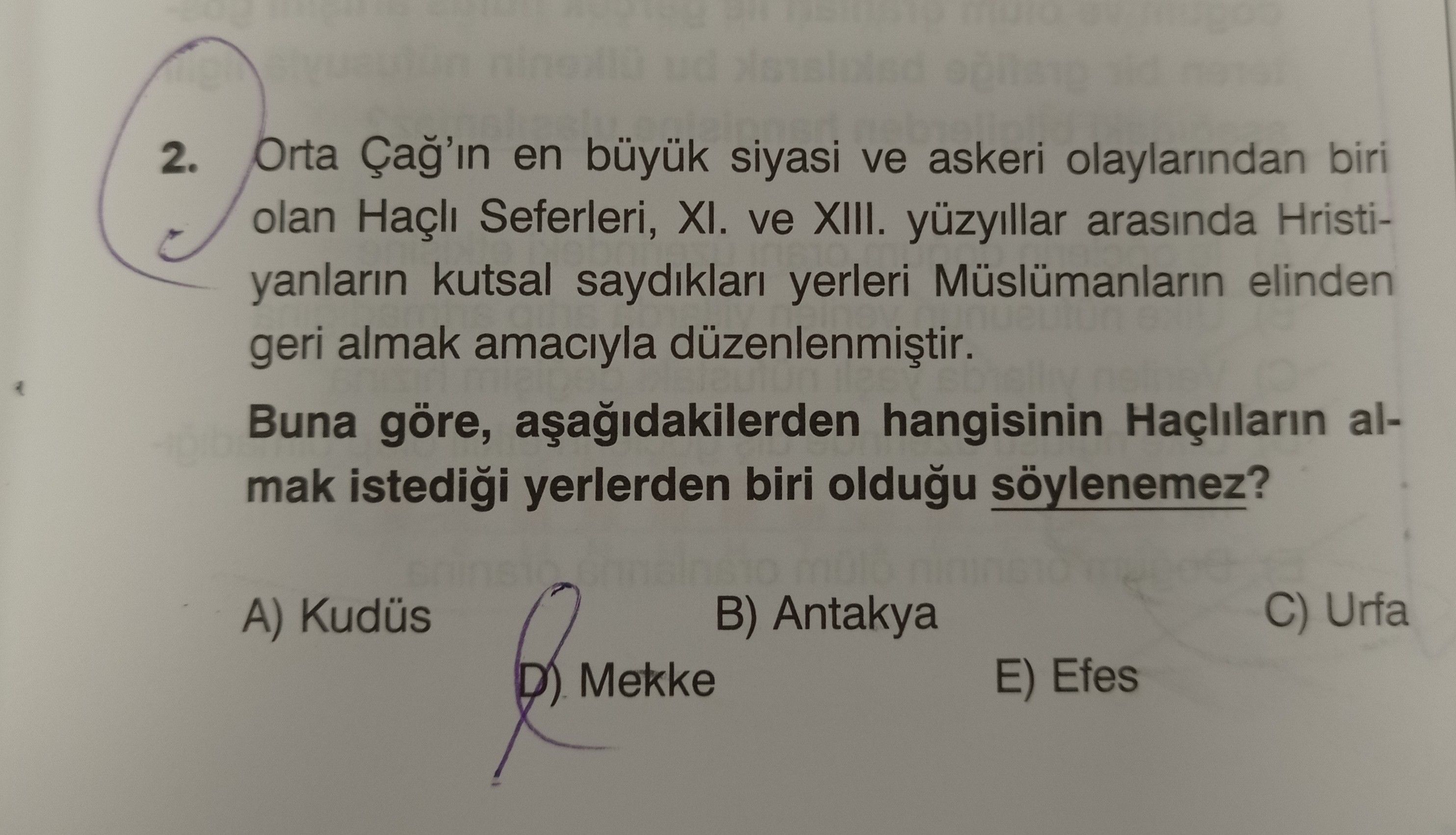 Orta Çağ'ın en büyük siyasi ve askeri olaylarından biri olan Haçlı Seferleri, XI. ve XIII. yüzyıllar