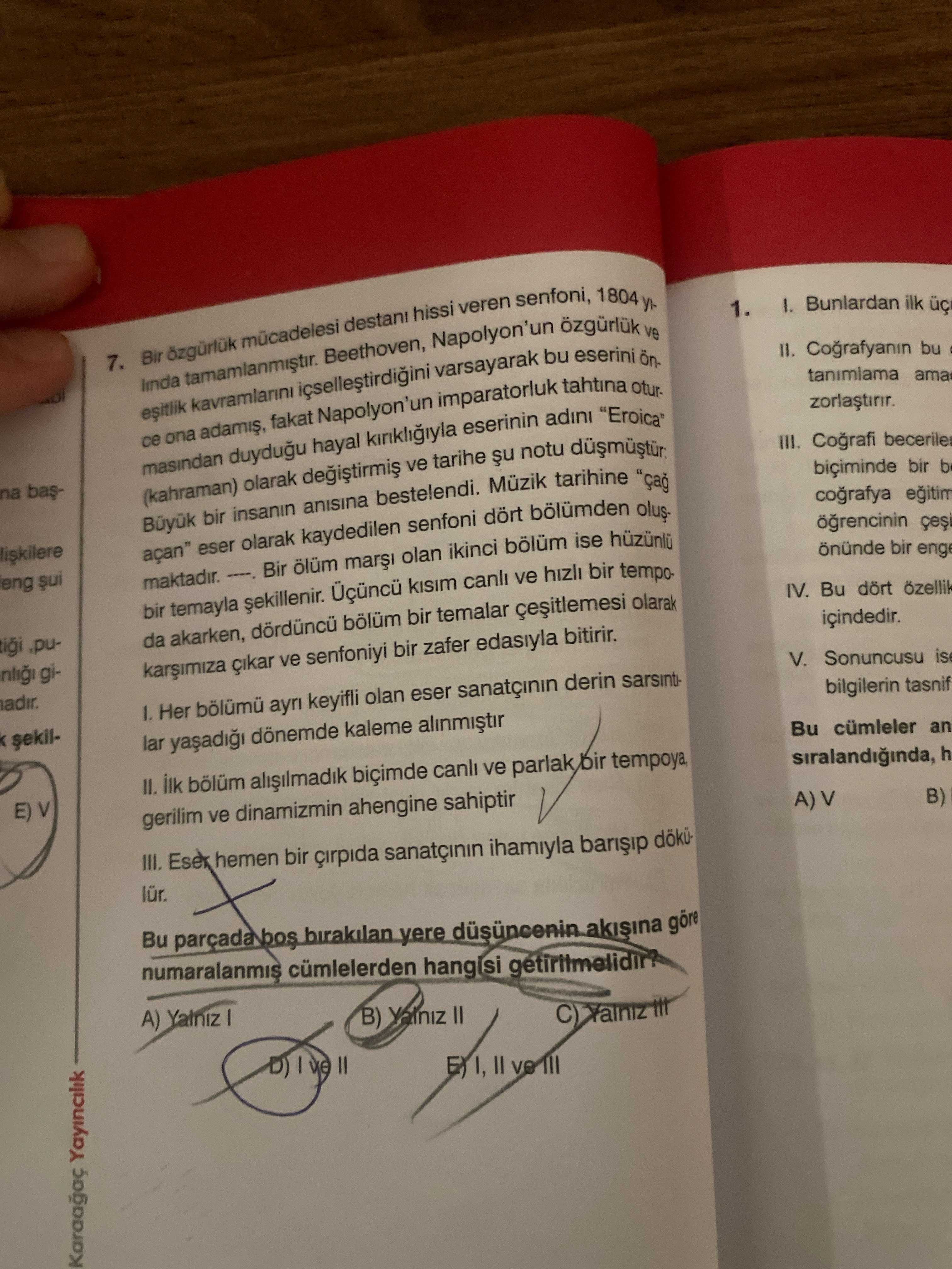 Bir özgürlük mücadelesi destanı hissi veren senfoni, 1804 yılında tamamlanmıştır. Beethoven