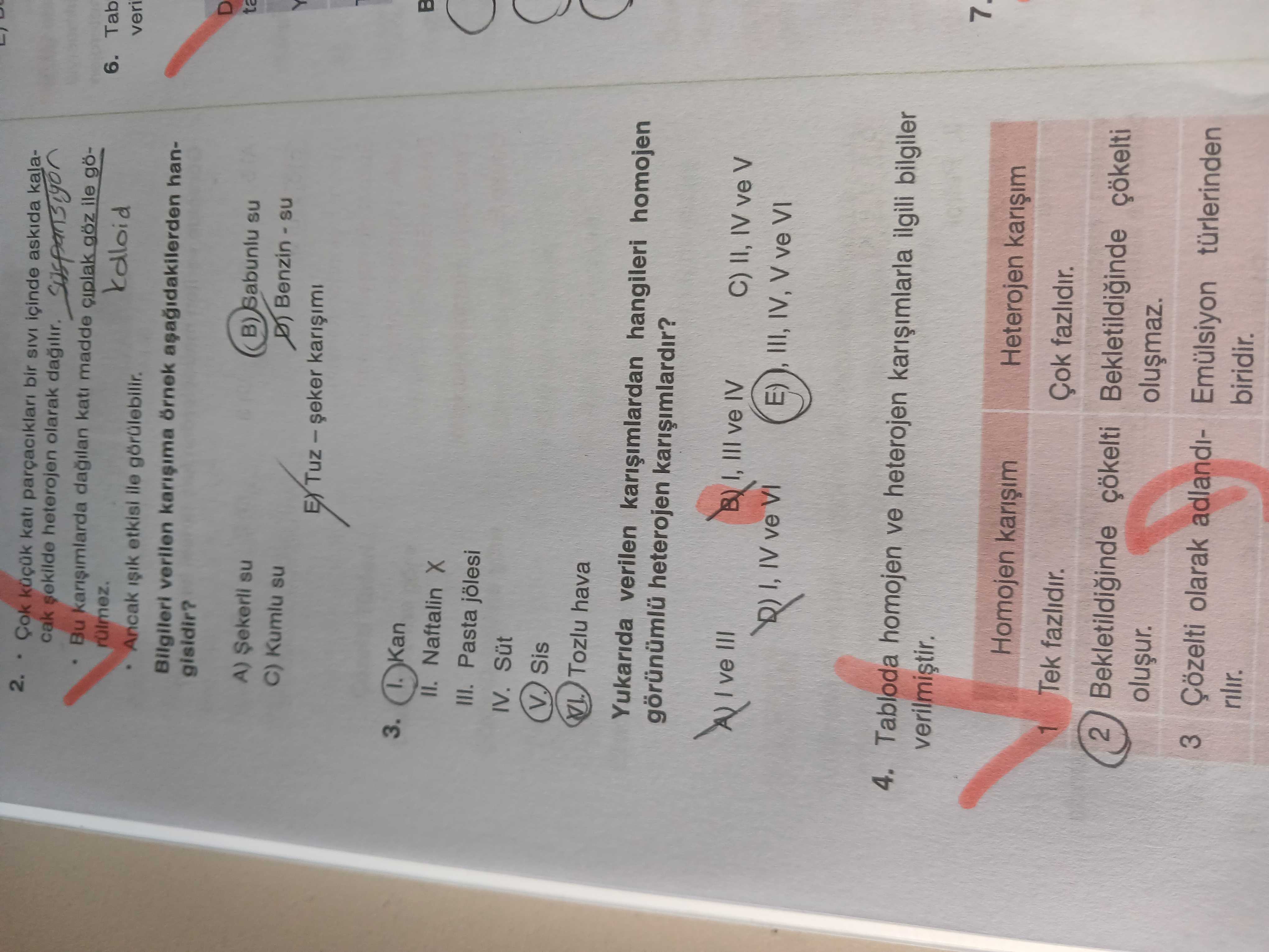 Çok küçük katı parçacıkları bir sıvı içinde askıda kala-cak şekilde heterojen olarak dağılır. - Bu